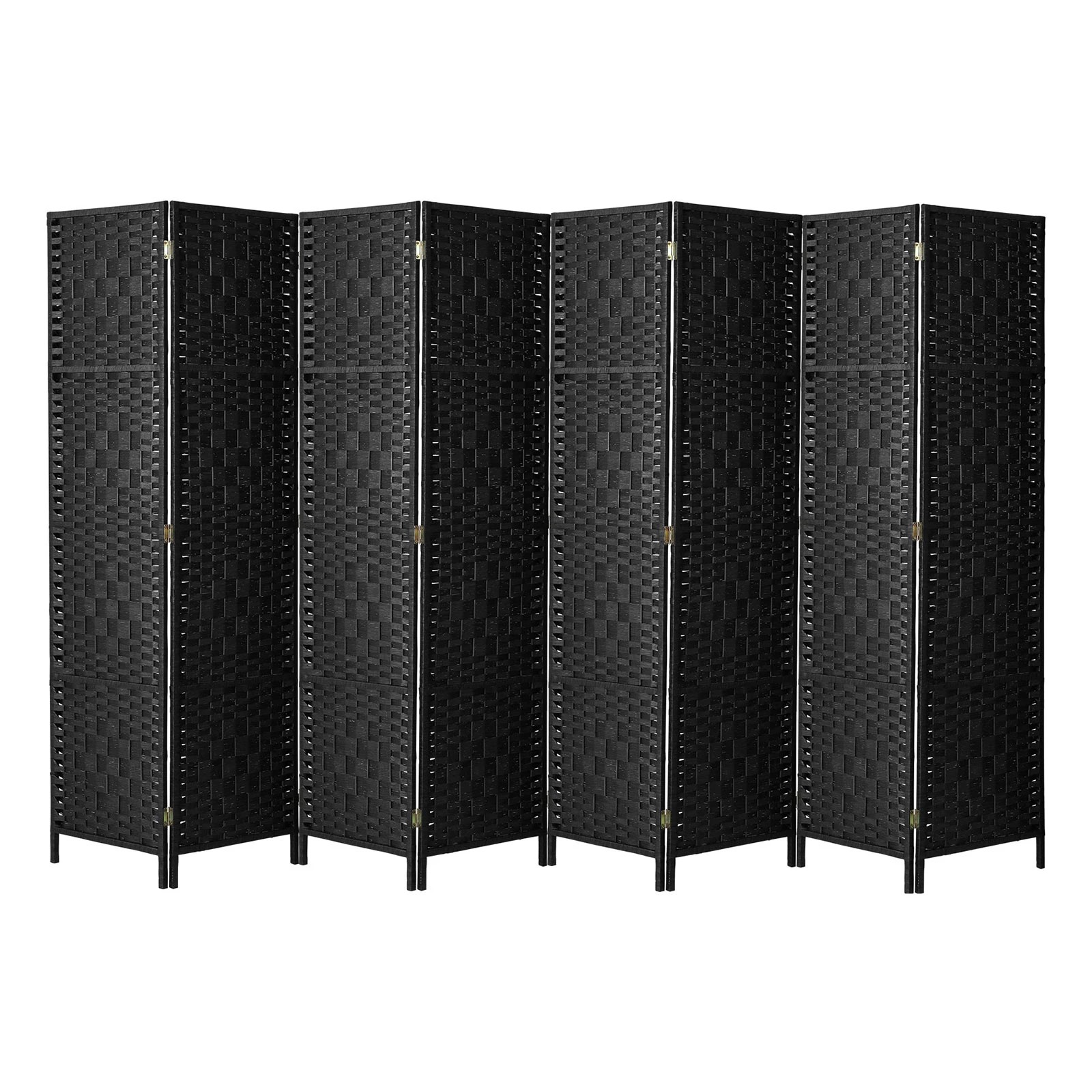 8 Oikiture 8 Panels Room Divider - Black, 8 of 10