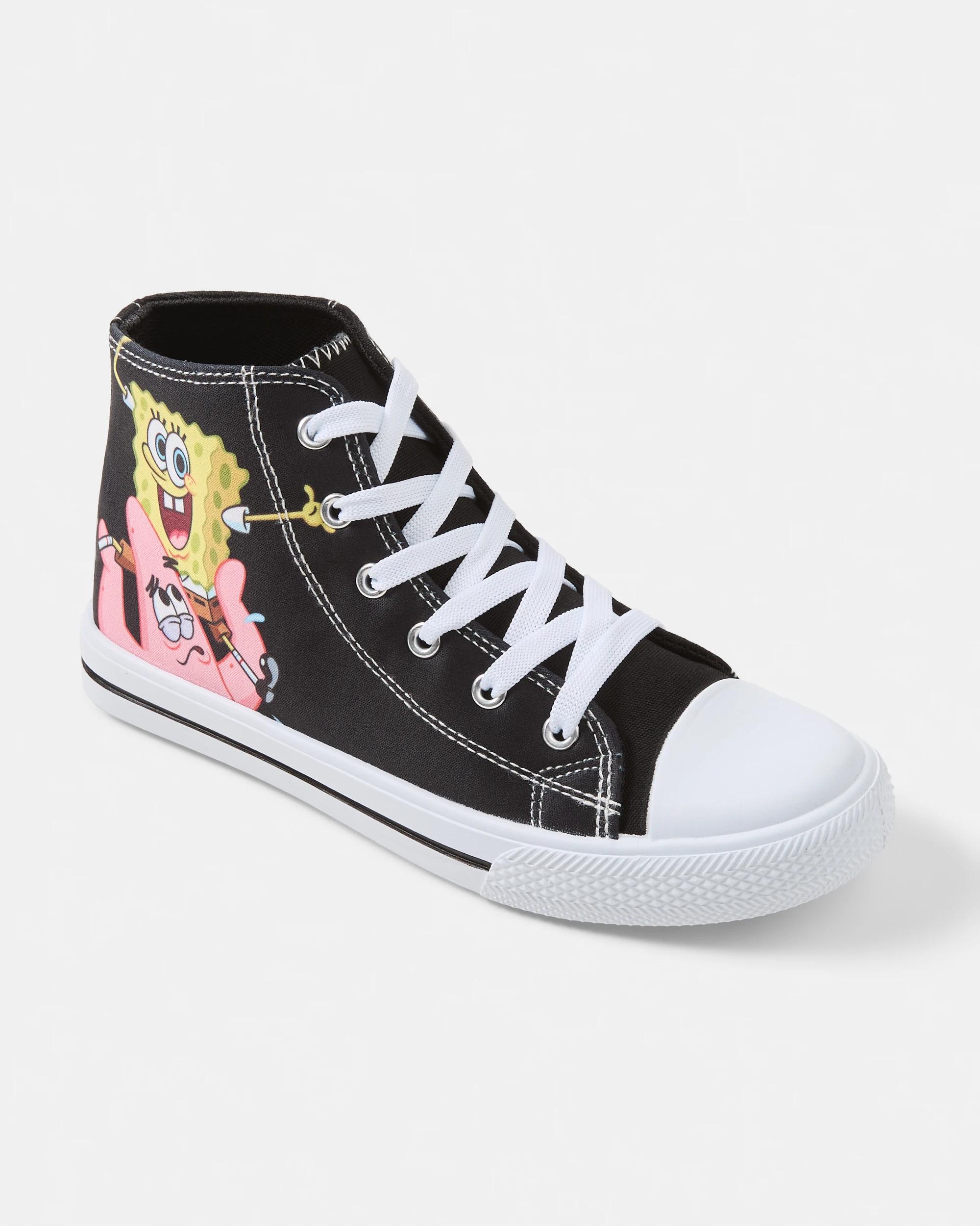 1 Senior SpongeBob SquarePants License Hi Top Sneakers Spongebob, 1 of 6
