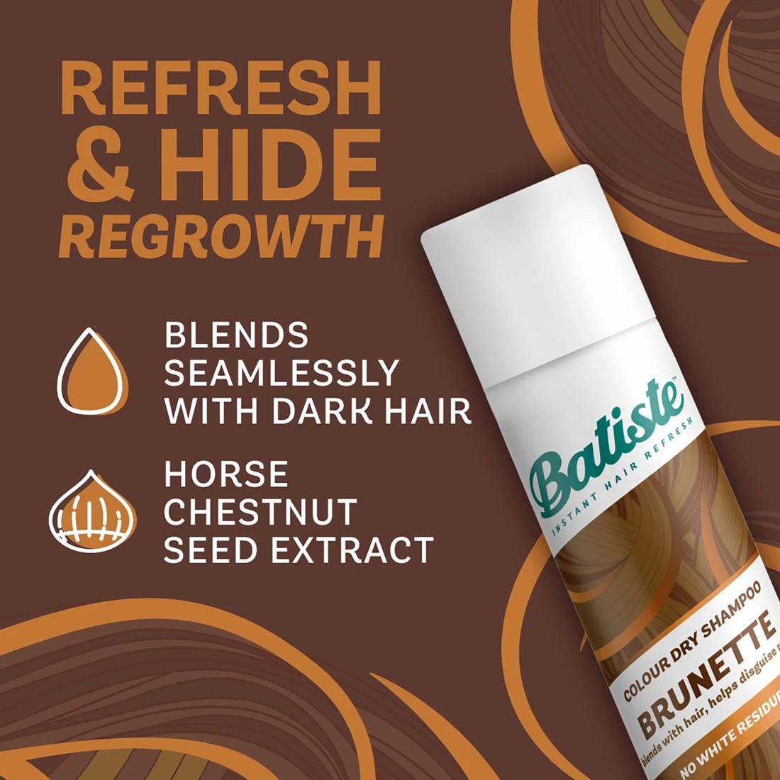 3 Batiste Colour Dry Shampoo 200ml - Brunette, 3 of 6