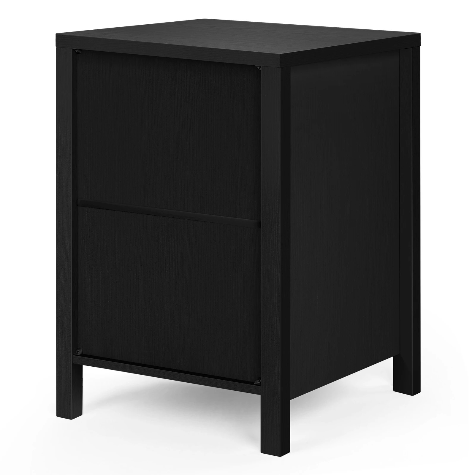 9 Alfordson Bedside Table Nightstand Side End 1 Drawer Storage Shelf - Black, 9 of 10