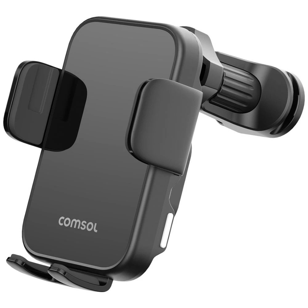 5 Comsol 15W Auto-Lock Wireless Car Charger Black, 5 of 7