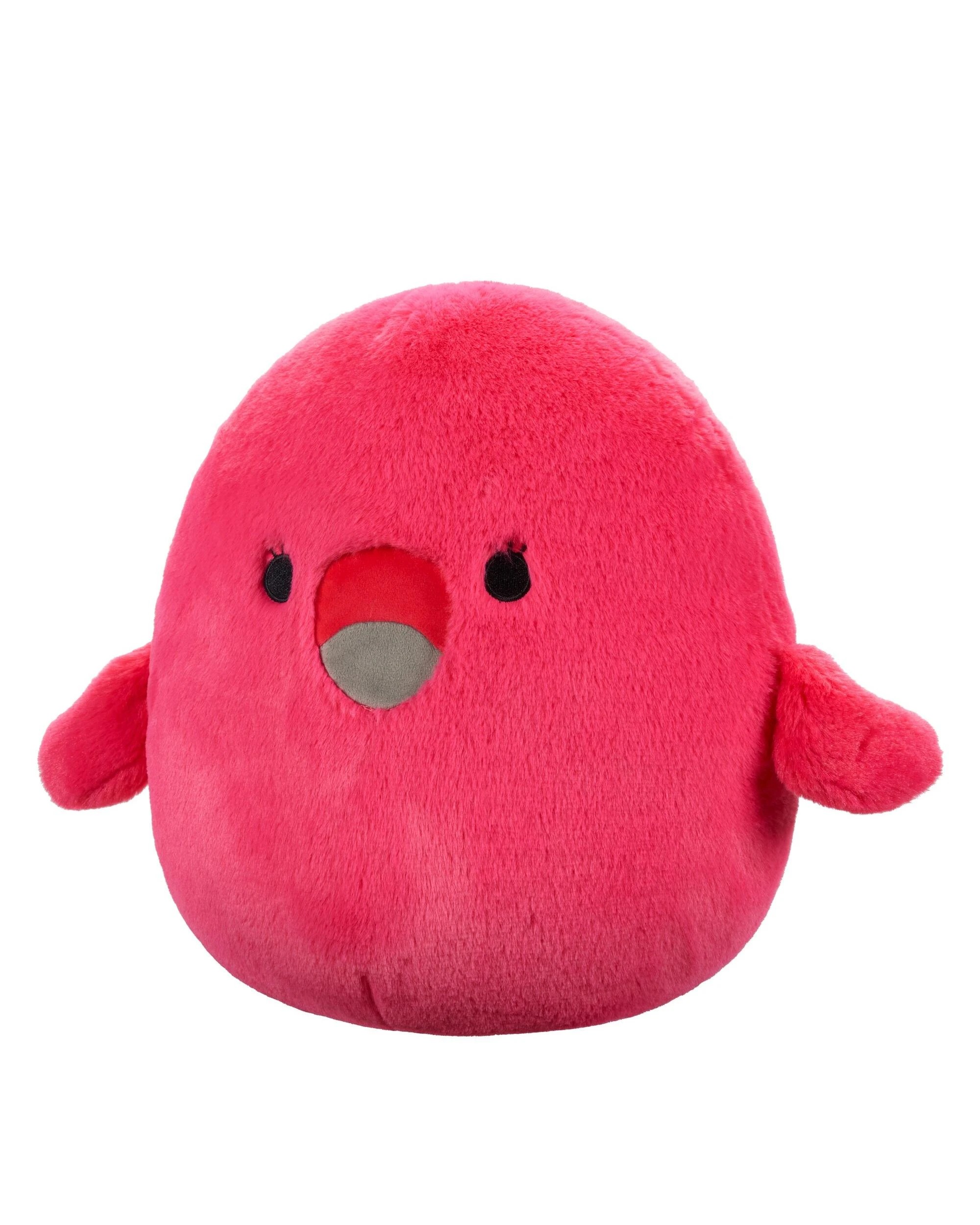 3 Squishmallows Fuzzamallows Cookie the Flamingo 12 inch Plush - Pink, 3 of 5