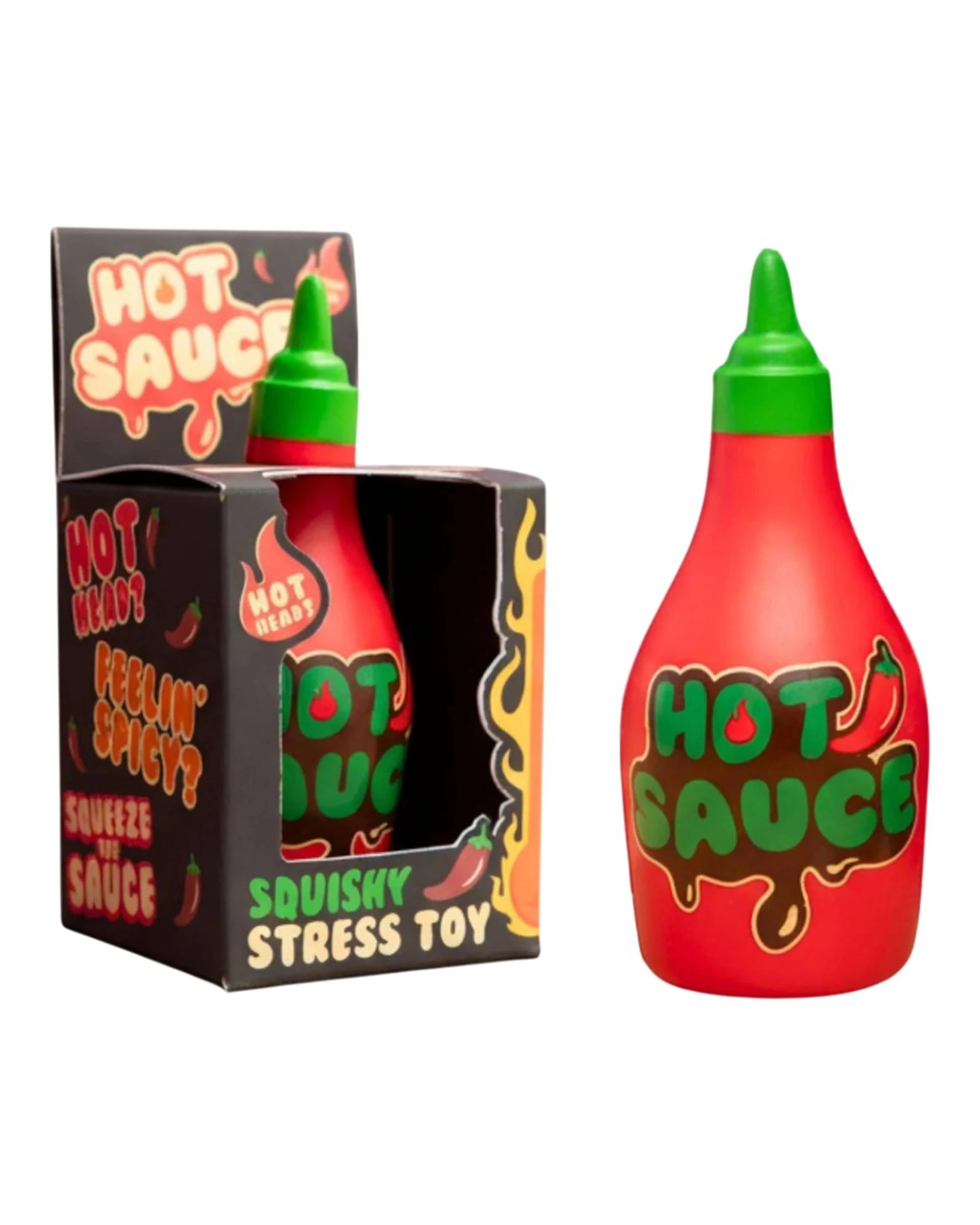1 Boxer Gifts Hot Sauce Stress Toy, 1 of 3