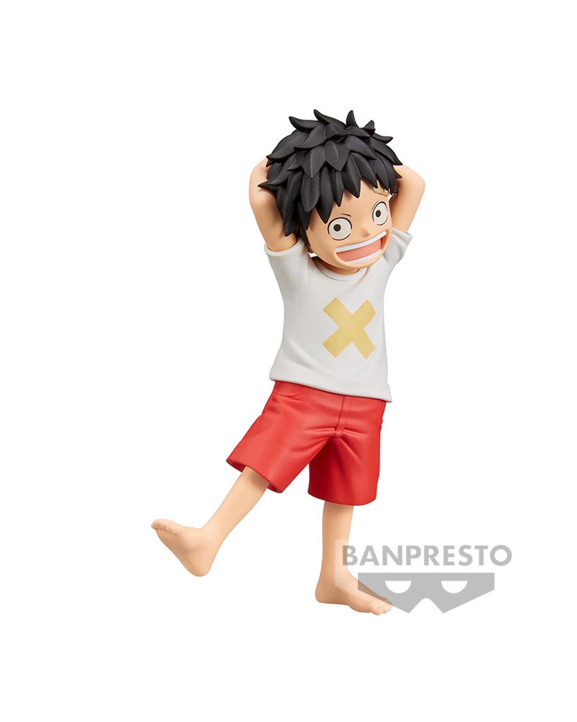 3 Banpresto DXF One Piece The Grandline Series Monkey D Luffy Child Figure, 3 of 5
