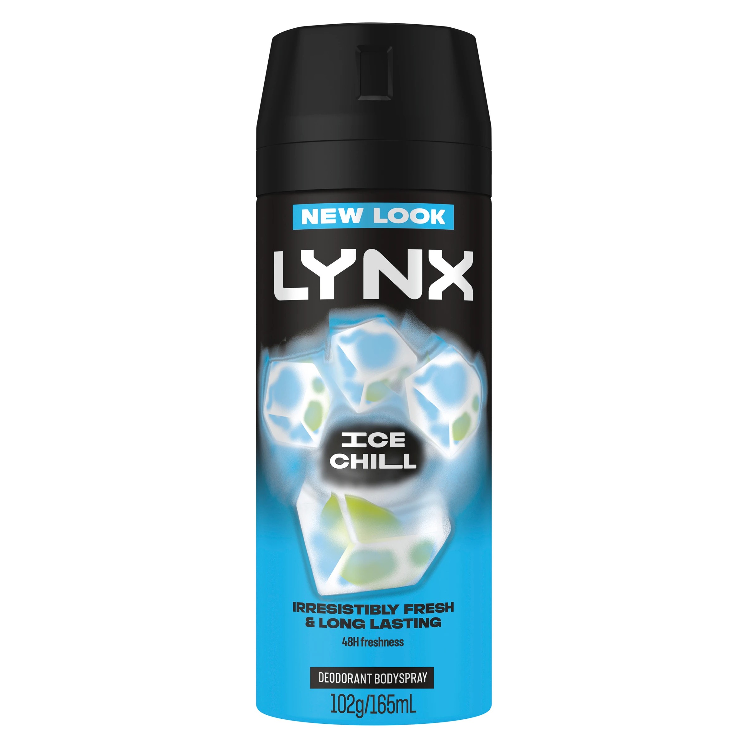 1 LYNX Ice Chill Deodorant Bodyspray 165ml - Iced Mint and Lemon Scent, 1 of 5