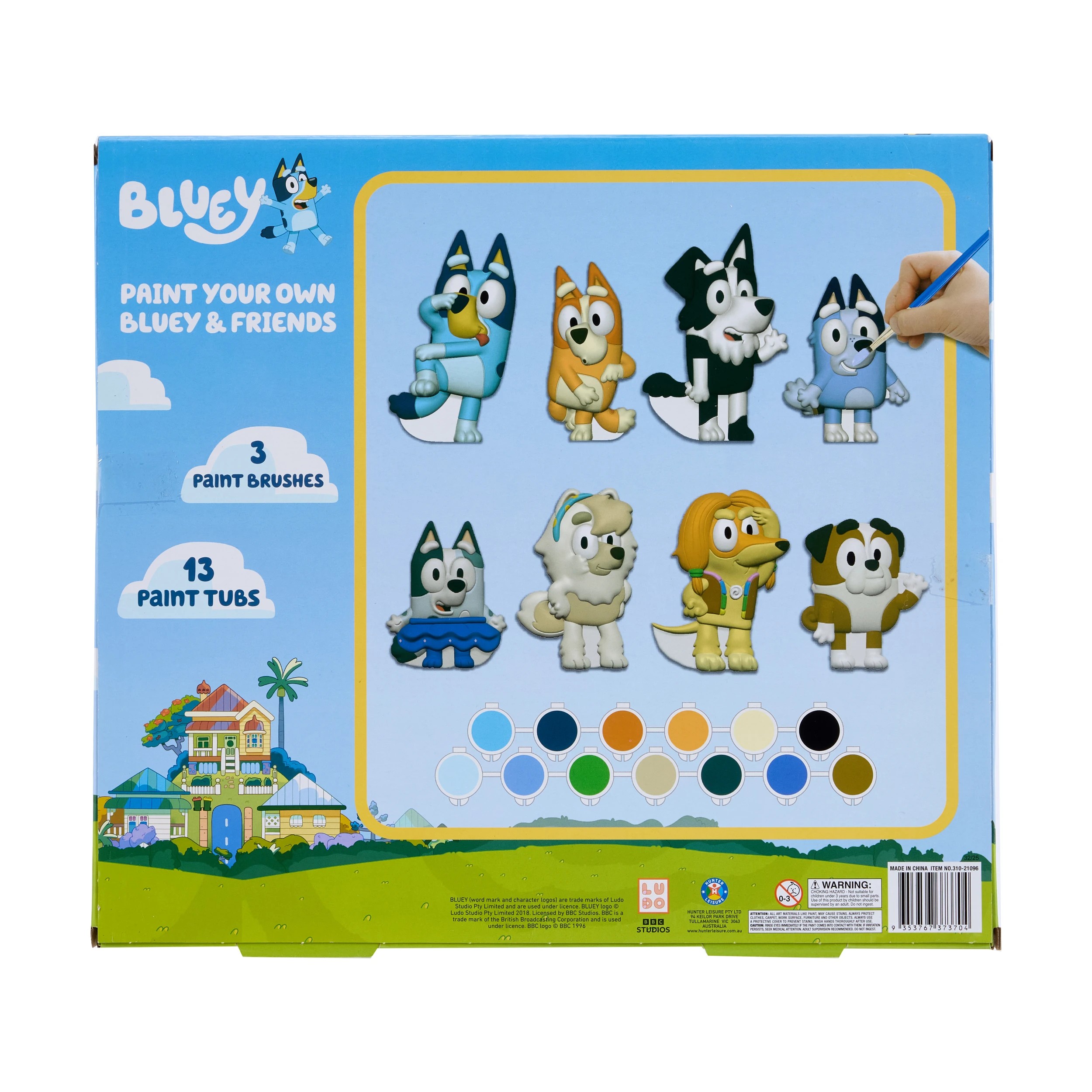 6 Paint Your Own Bluey and Friends Set, 6 of 6