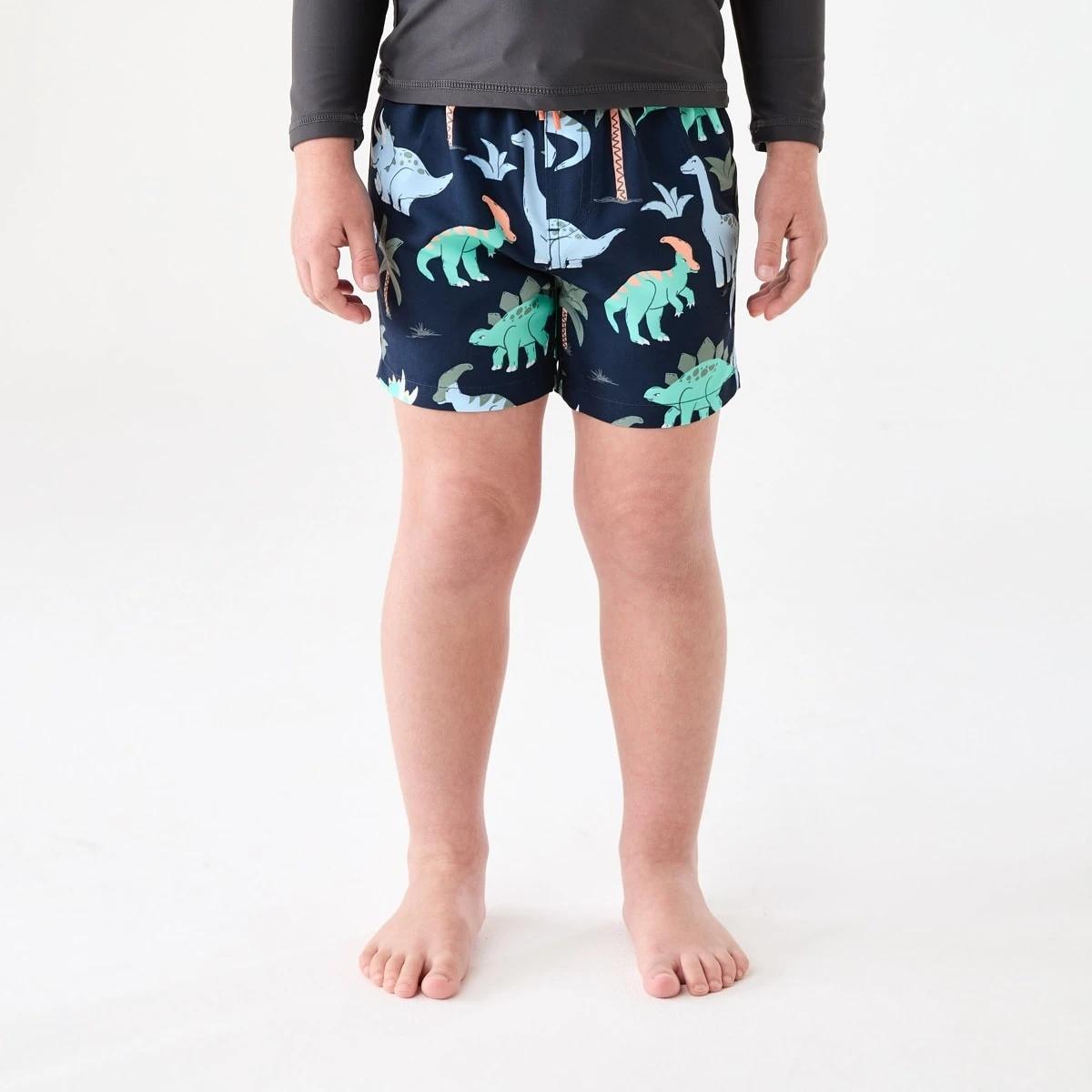 1 Printed Boardshorts DINO SCRIBBLE DRESS BLUE, 1 of 6