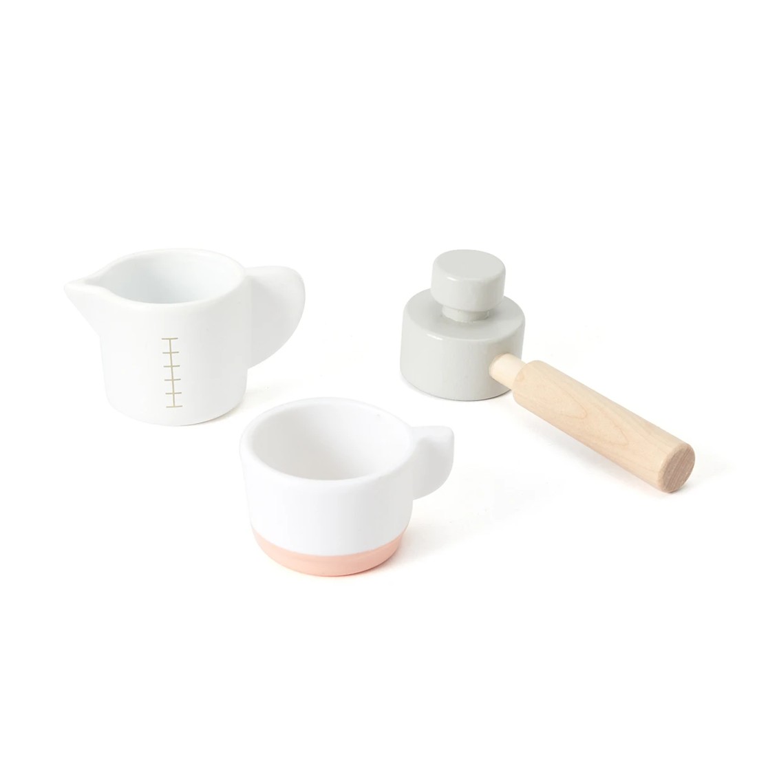 7 4 Piece Wooden Coffee Machine Toy, 7 of 10