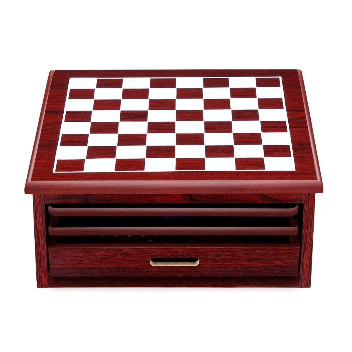 6 AUSWAY 15 in 1 Chess Game Set Wooden Board Game, 6 of 6