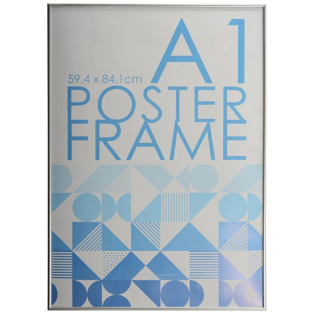 1 A1 Poster Frame Silver, 1 of 4