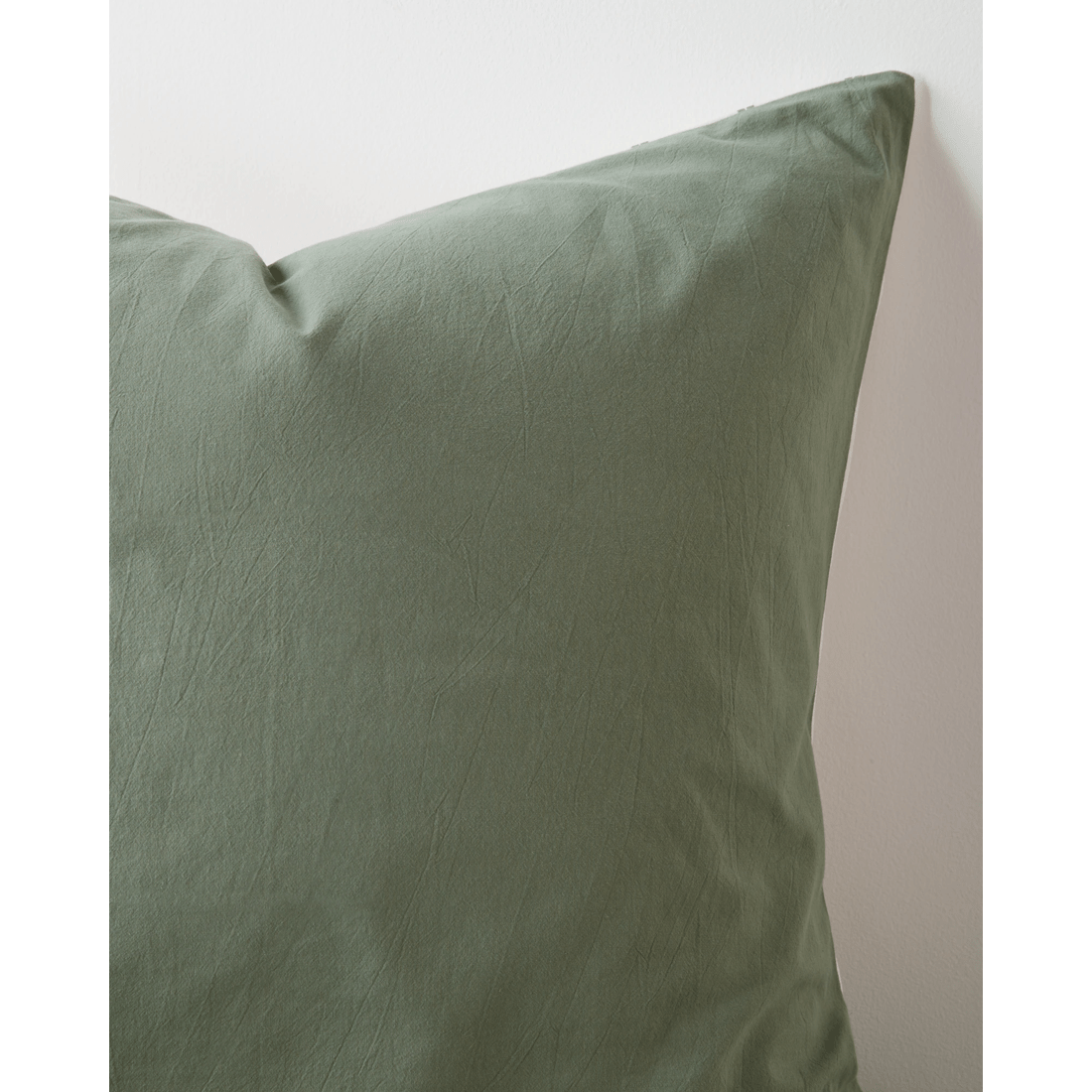 3 Arlo Stonewash Stripe European Pillowcase
 - Queen Bed
 - Green, 3 of 4