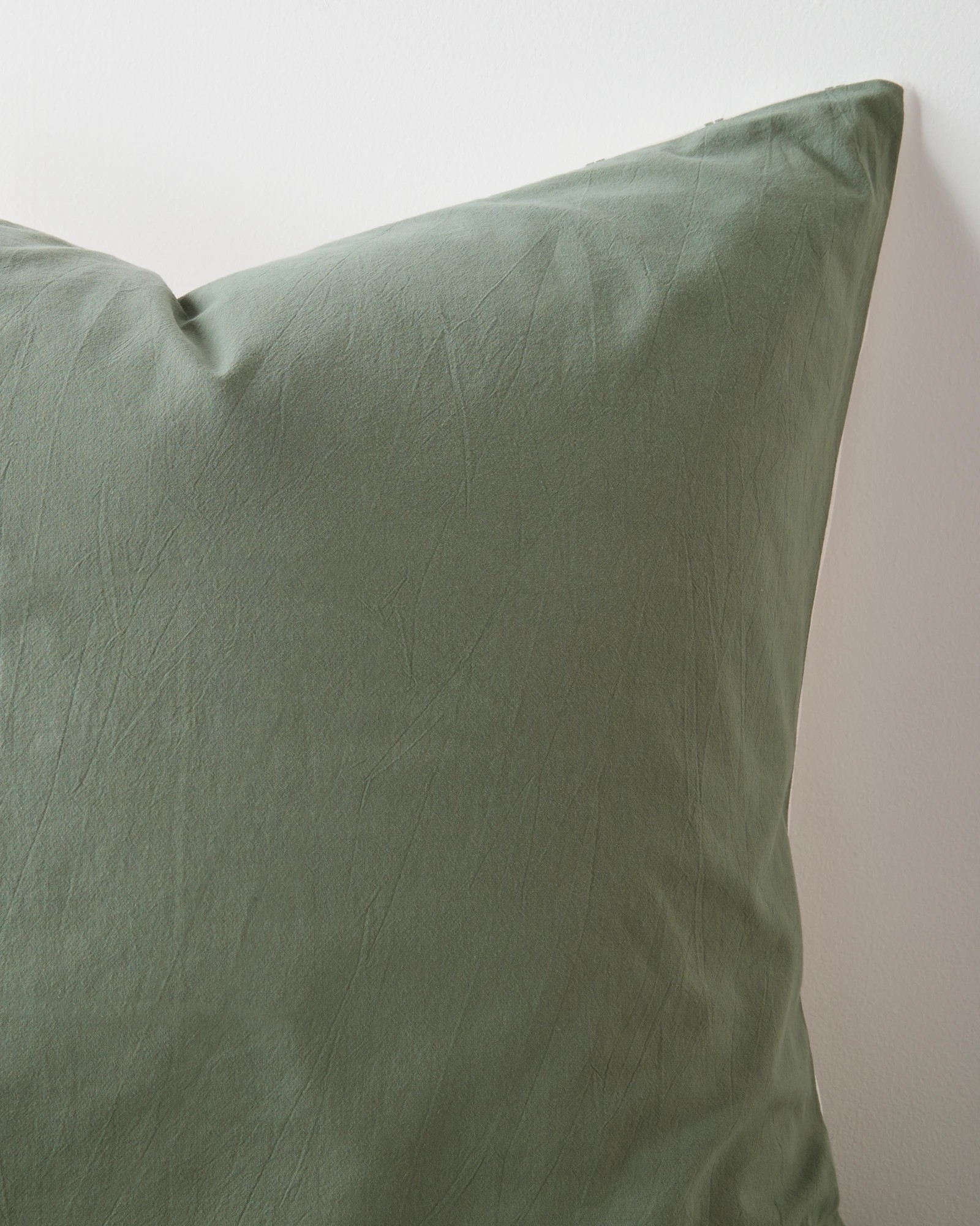 3 Arlo Stonewash Stripe European Pillowcase - One Size - Green, 3 of 4