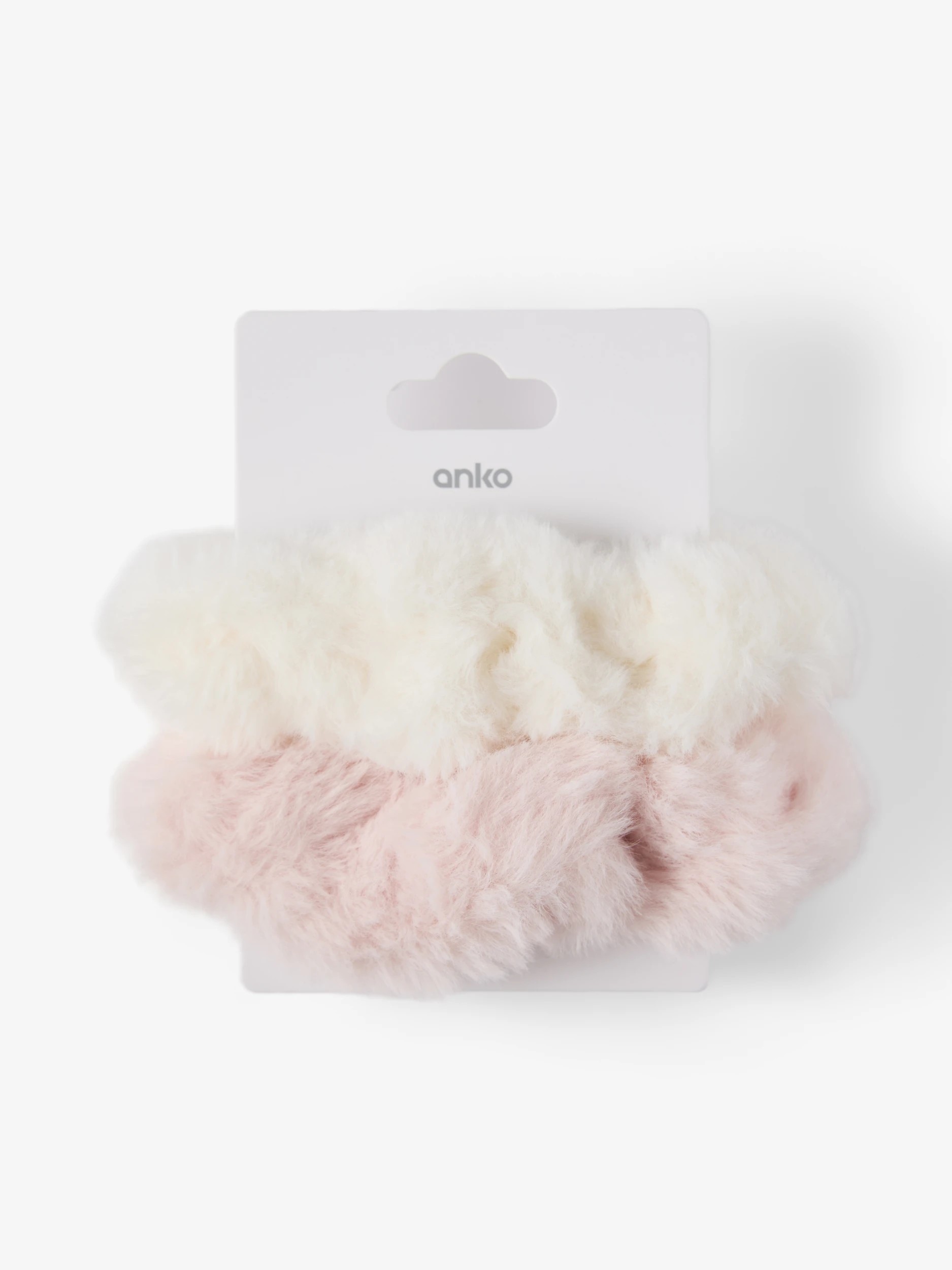 4 2 Pack Faux Fur Hair Scrunchies, 4 of 4