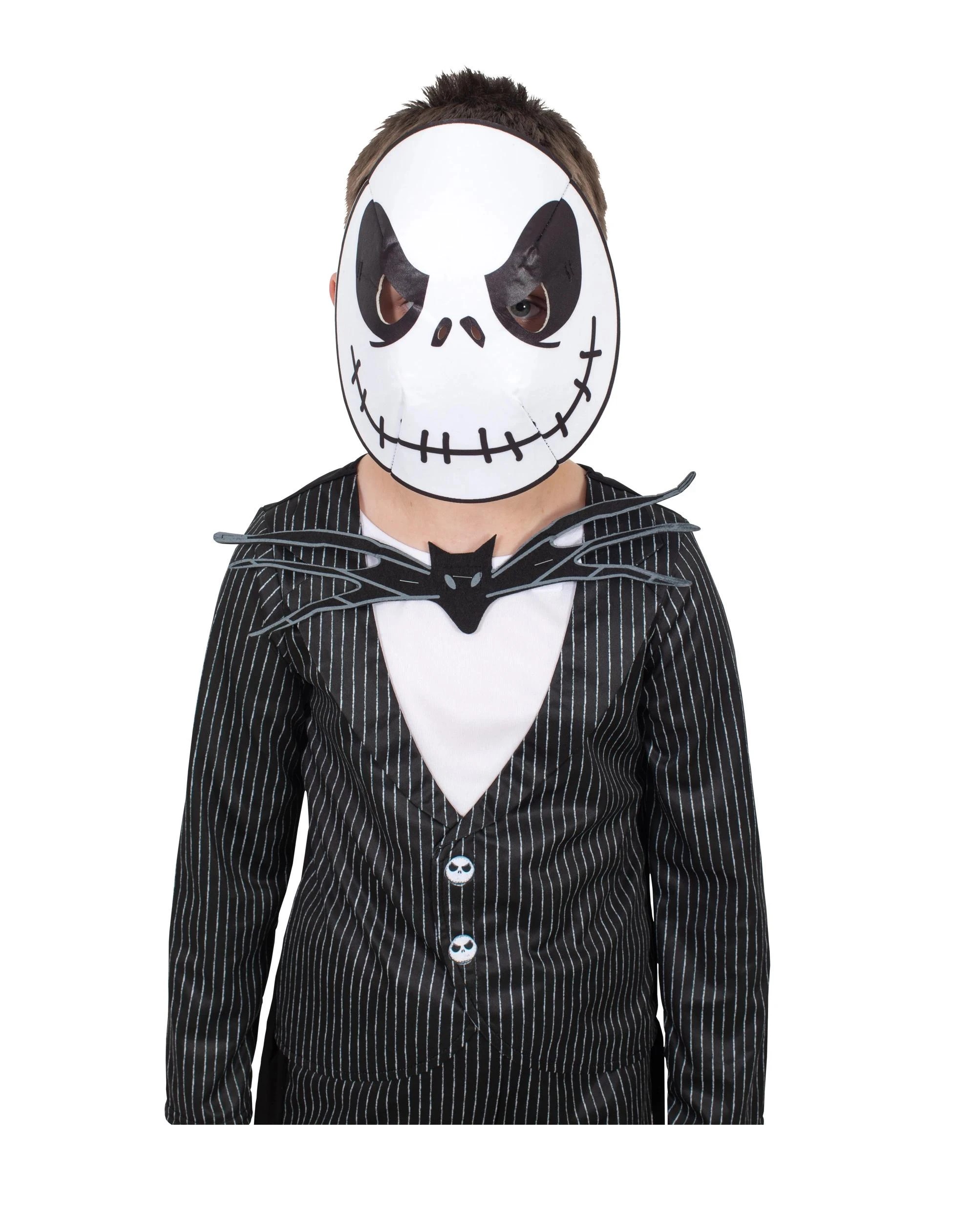 3 The Nightmare Before Christmas - Jack Skellington Deluxe Kids Costume Size 6-8yrs - Black, 3 of 4