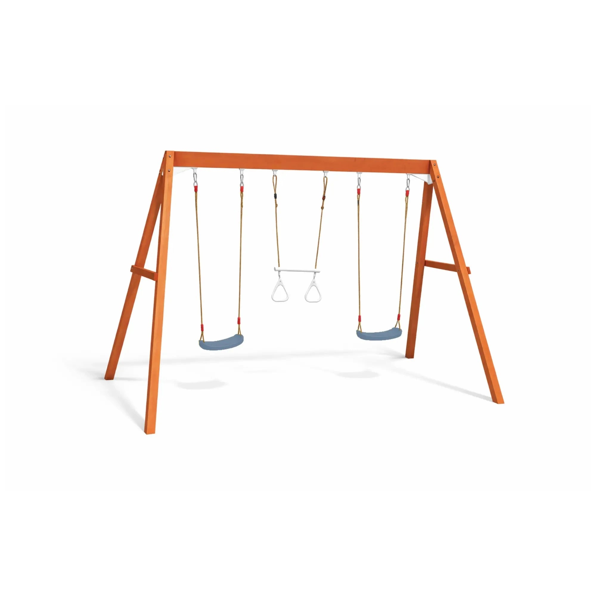 5 Hide & Seek Kids Waratah Timber Swing Set - Pearl Blue, 5 of 5