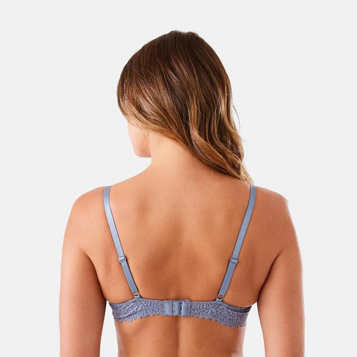 3 Lace Wing T-shirt Bra STEEL GREY, 3 of 6