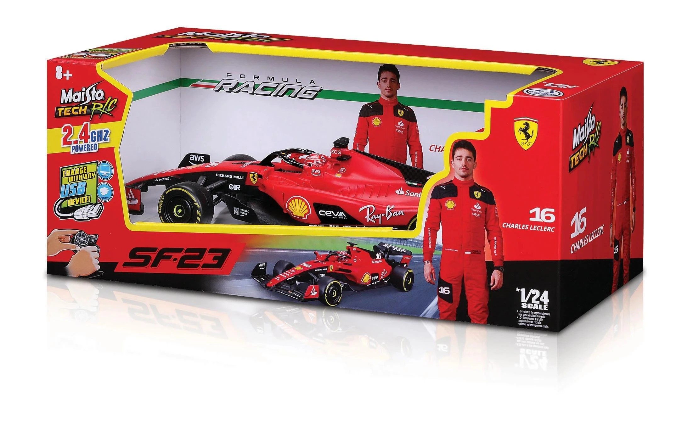 2 B. toys Maisto Tech Racing Series 1:24 RC - Assorted - Multi, 2 of 8