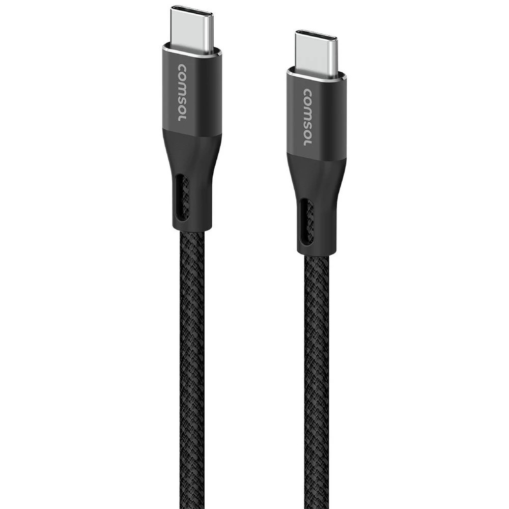 1 Comsol USB-C Cable 3m Black, 1 of 4