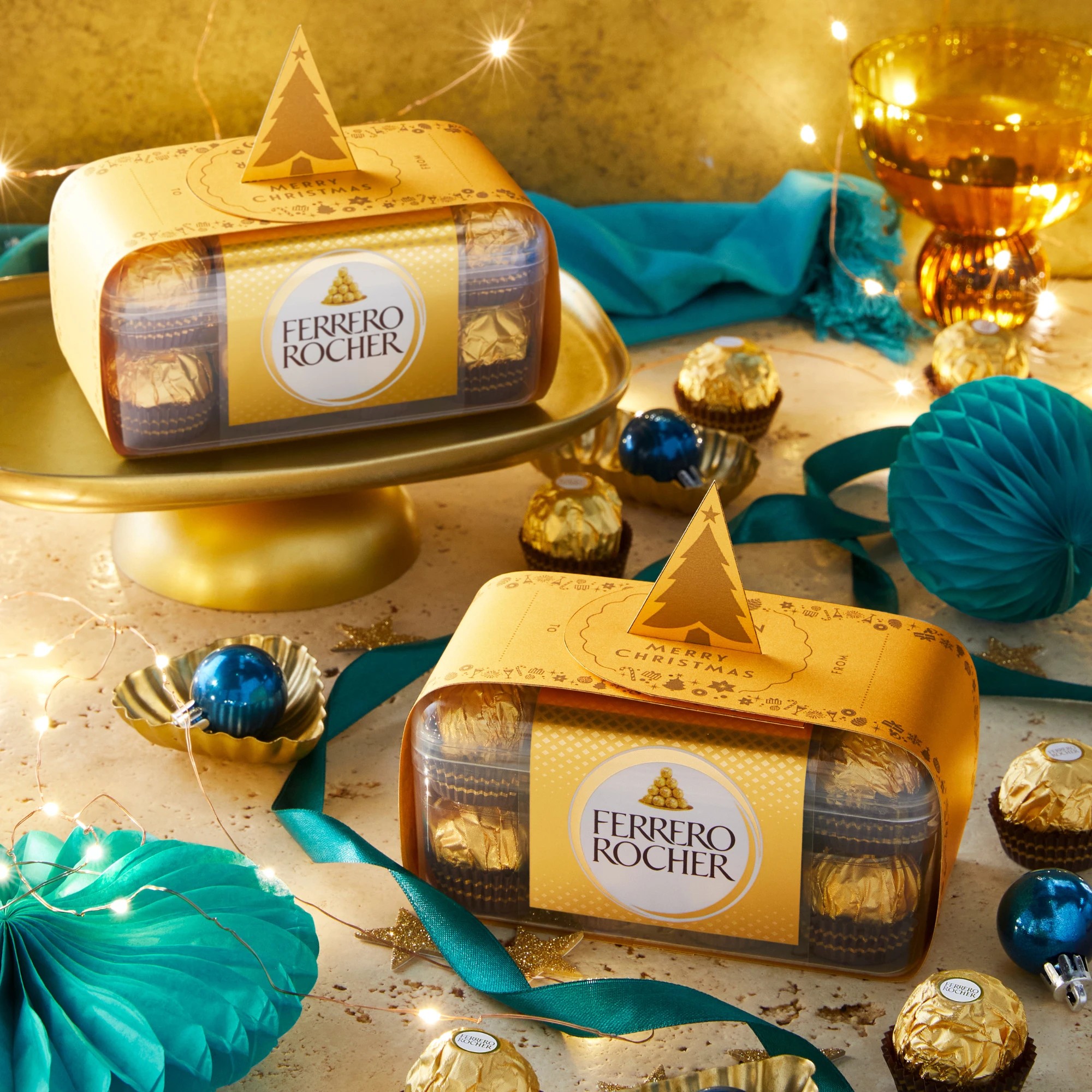 8 16 Pack Ferrero Rocher Chocolate Gift Box 200g, 8 of 9