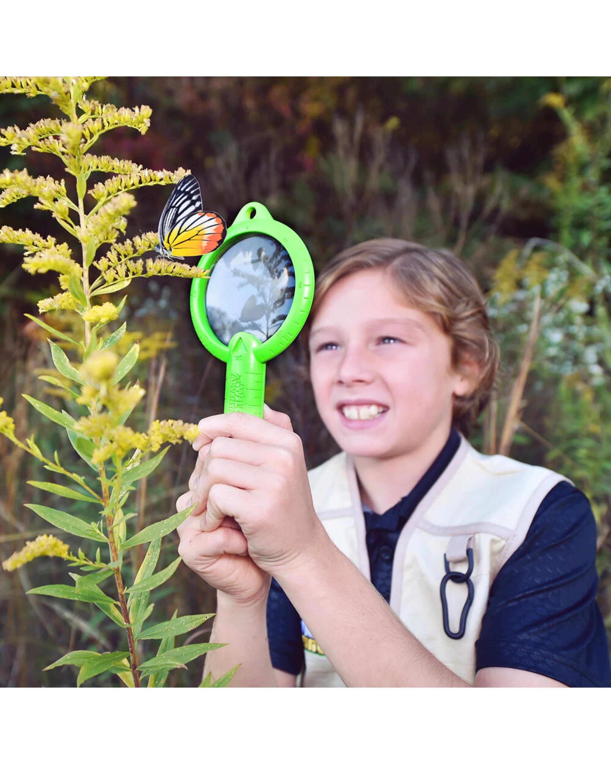 3 Wild Adventure 6PK Magnifying Glass Toy Kids Educational Fun - Green, 3 of 6