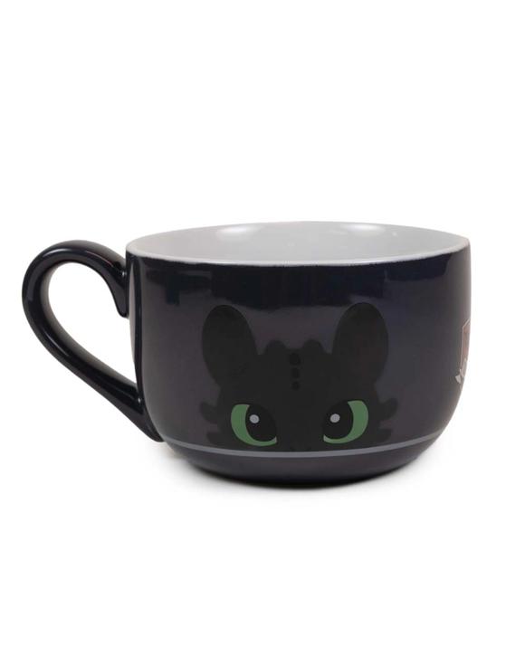 How To Train Your Dragon - Team Toothless Soup Bowl with Lid - Black