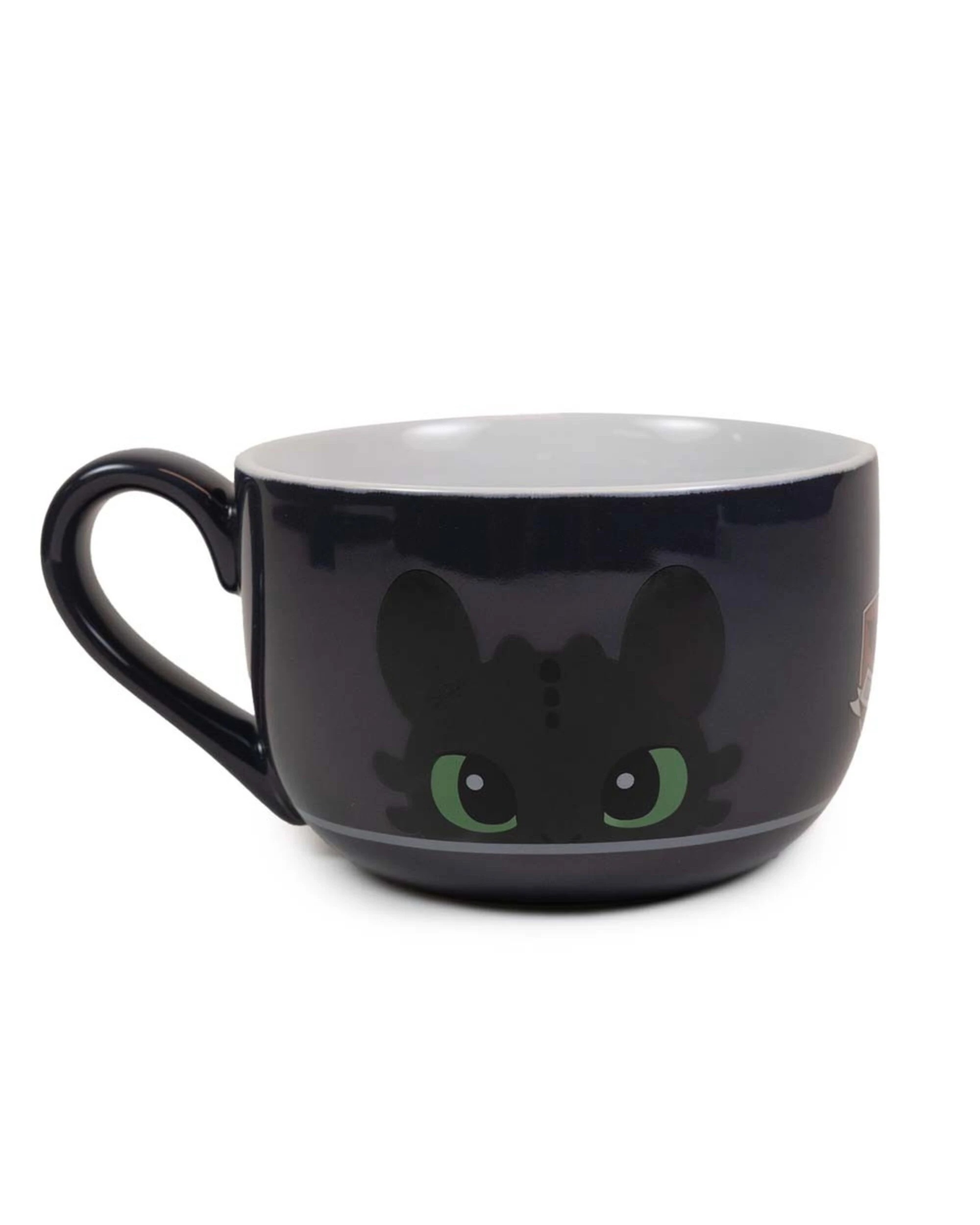 1 How To Train Your Dragon - Team Toothless Soup Bowl with Lid - Black, 1 of 4
