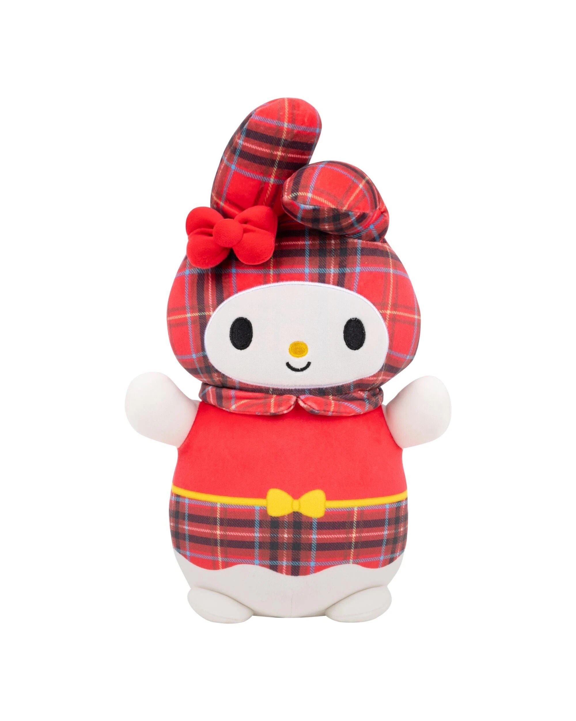 1 Squishmallows HugMees Sanrio My Melody Plaid 10 inch Plush, 1 of 4