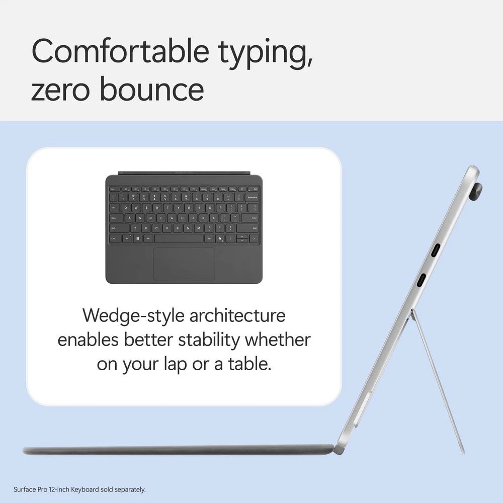 7 Microsoft Surface Pro 12-inch Keyboard with Slim Pen Slate, 7 of 9