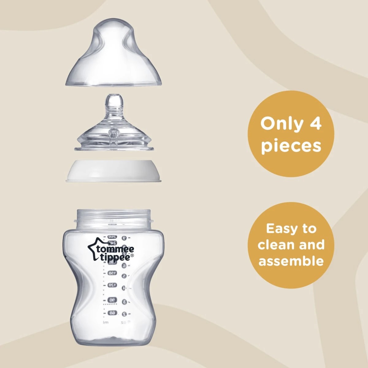 7 3 Pack Tommee Tippee Closer To Nature Coloured Baby Bottles, 7 of 7