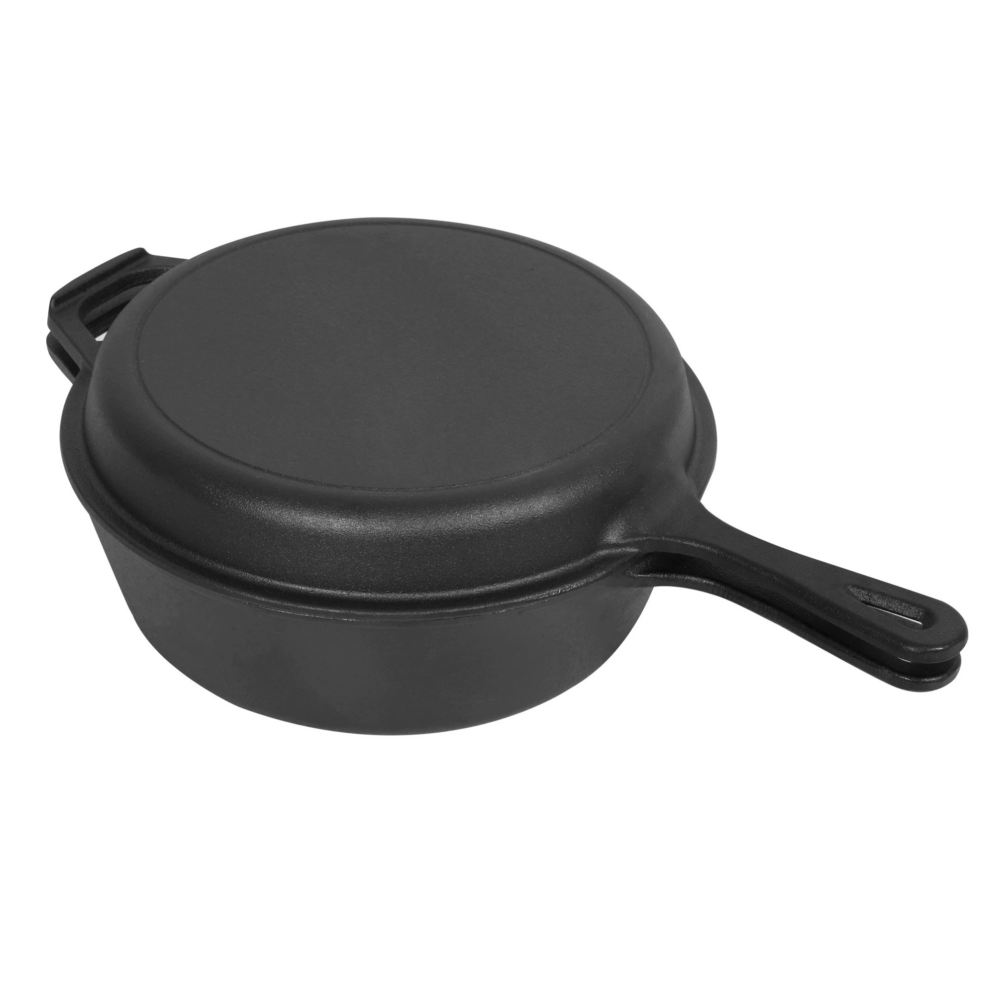 1 Toque 26Cm Cast Iron Frying Pan Deep And Shalow Set, 1 of 9