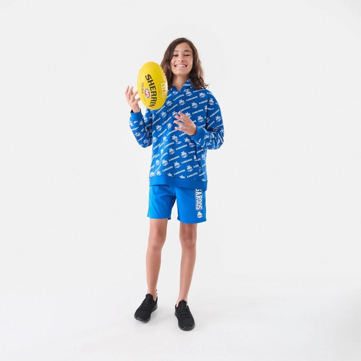 3 Official AFL Kids All Over Print Hoodie Kangaroos, 3 of 10