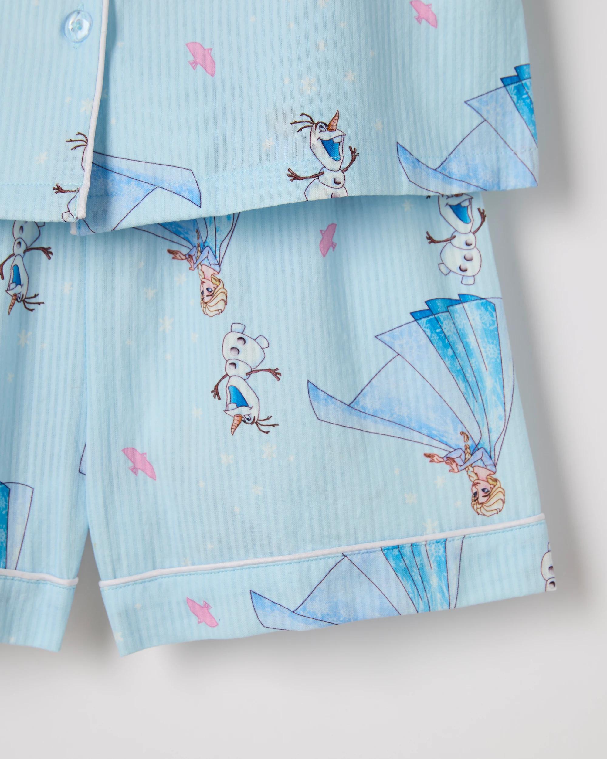 3 Disney Australian Cotton Younger Girls Pyjama Set FROZEN, 3 of 4