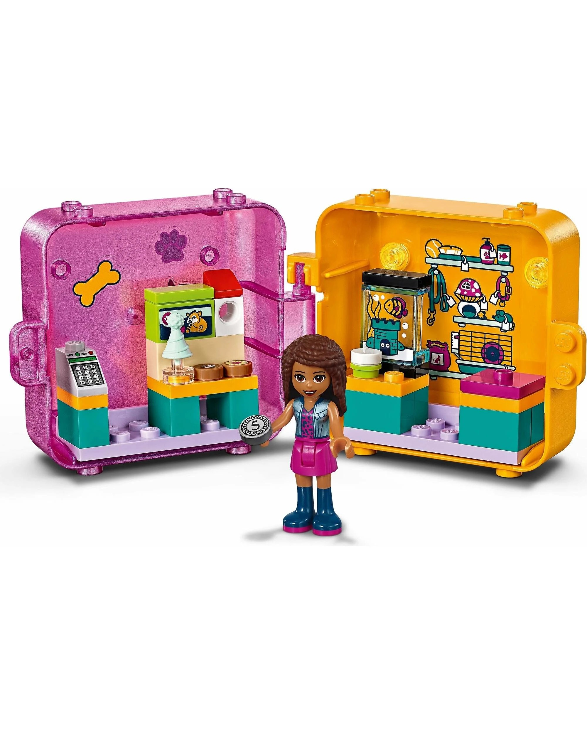 2 LEGO 41405 Andrea's Pet Shop Play Cube, 2 of 5