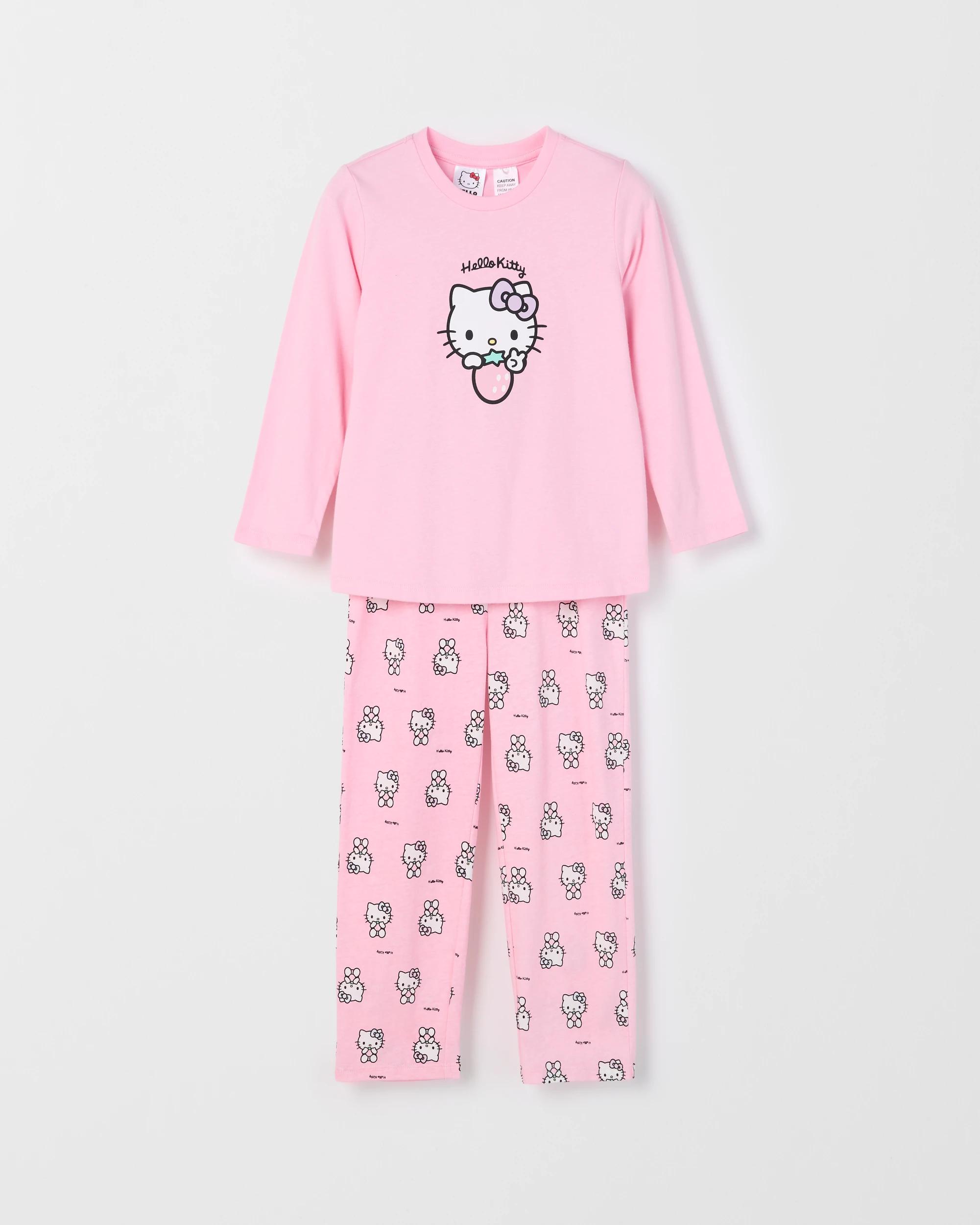 4 Hello Kitty Australian Cotton 2 Pack Younger Girls Pyjama Set HELLO KITTY, 4 of 9