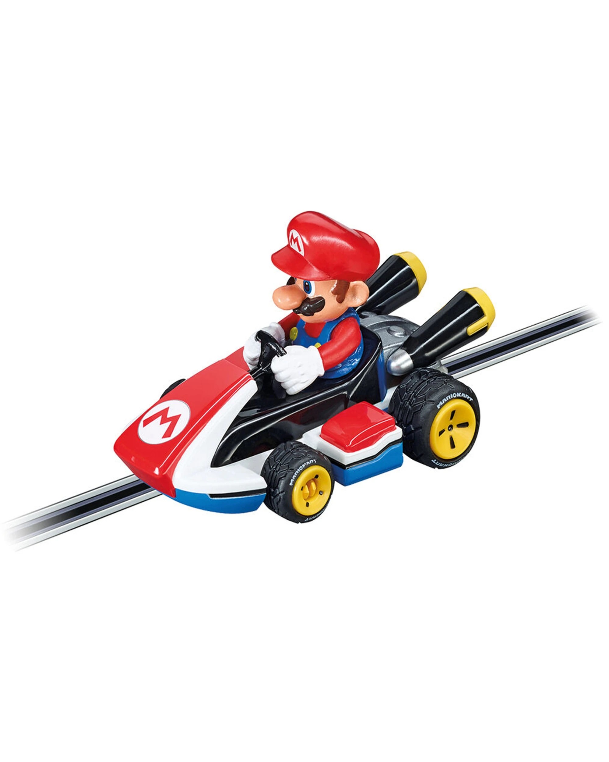 2 Carrera Mario-Kart 8 Slot Car 1.43 Scale Mario Kids Racing Toy Go Track - Multi, 2 of 3