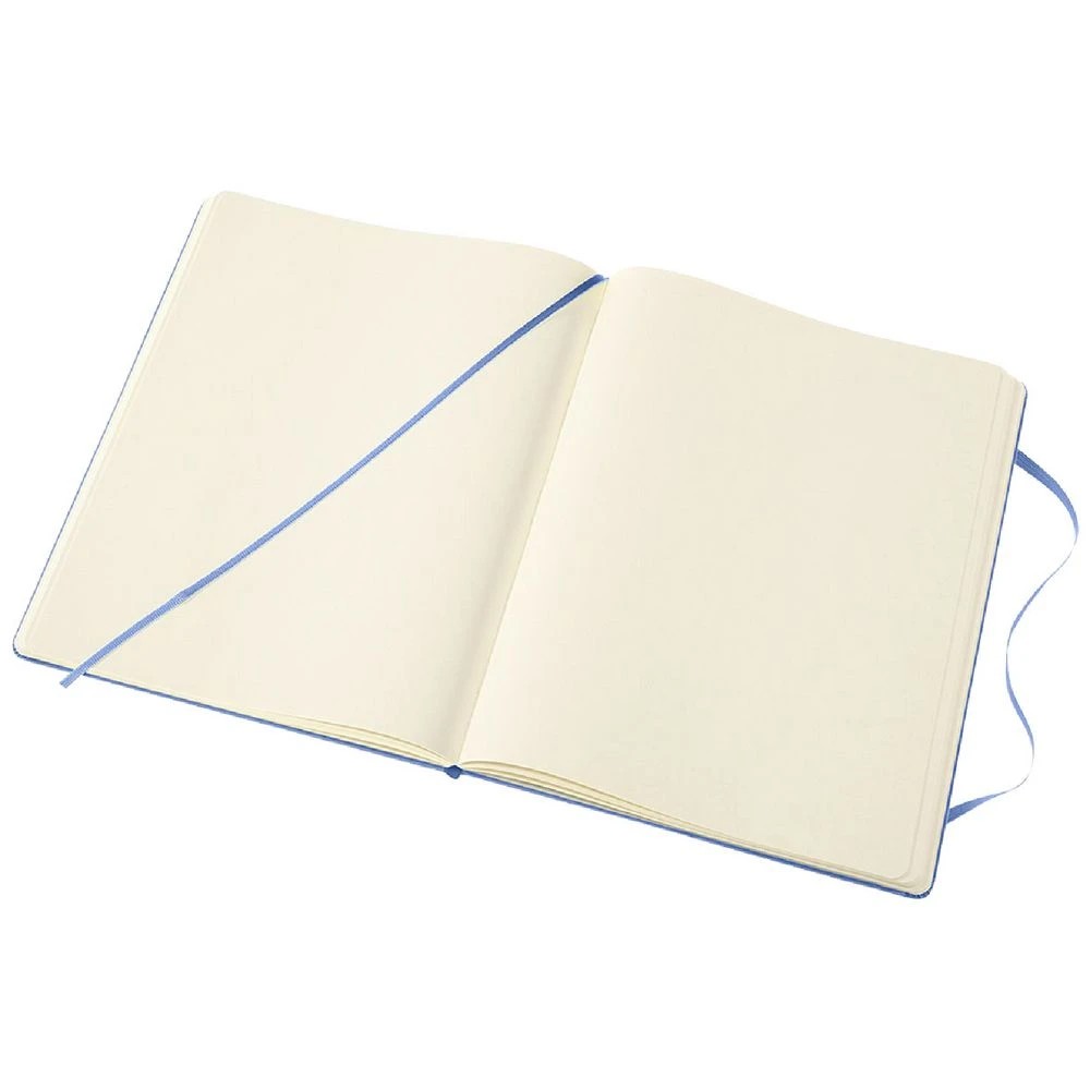 2 Moleskine Classic Hardcover Notebook XL 192Pg Hydrangea Blue, 2 of 5