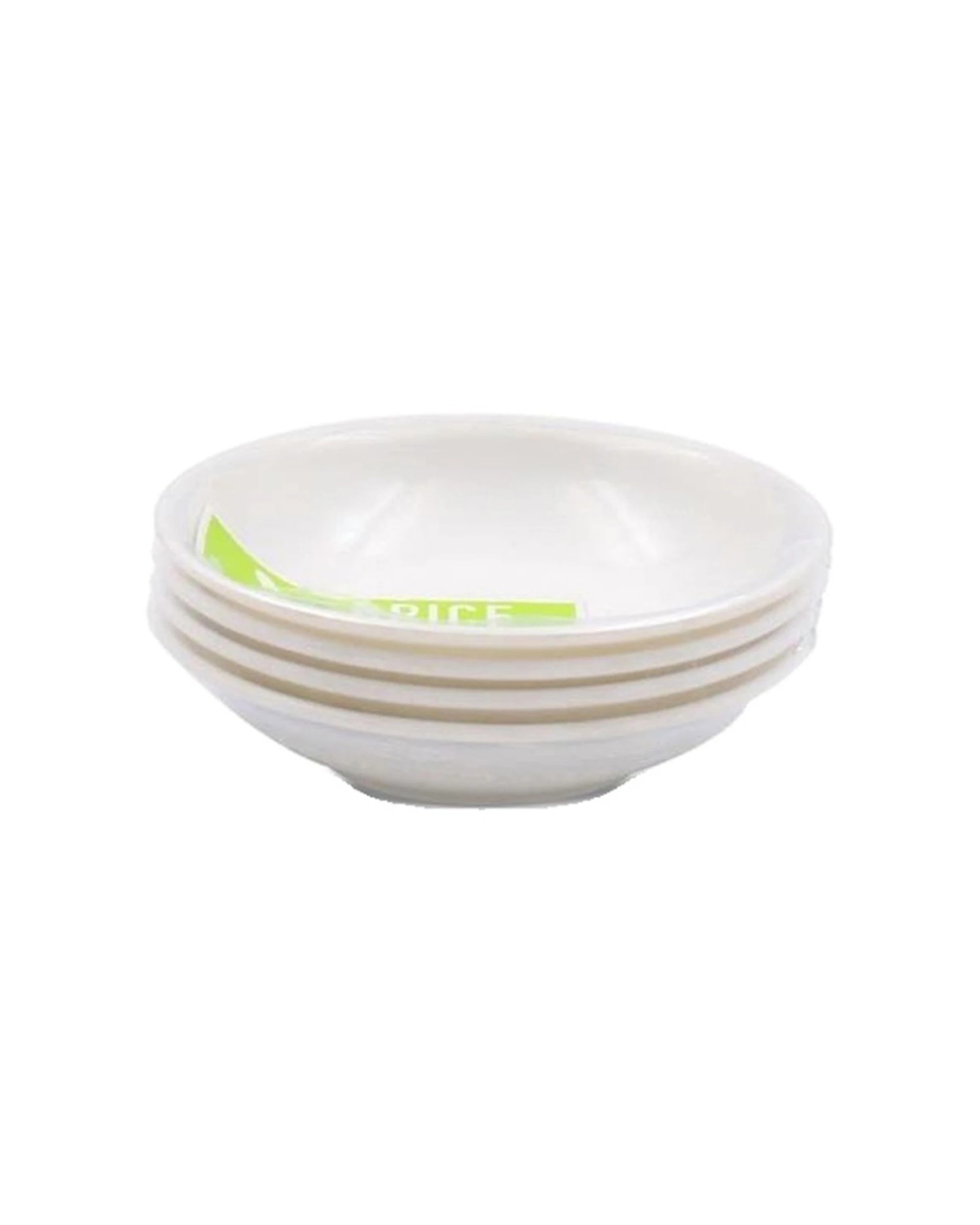 1 Durmaz 4pc Melamine Sauce Dishes Tableware 9cm - White, 1 of 1