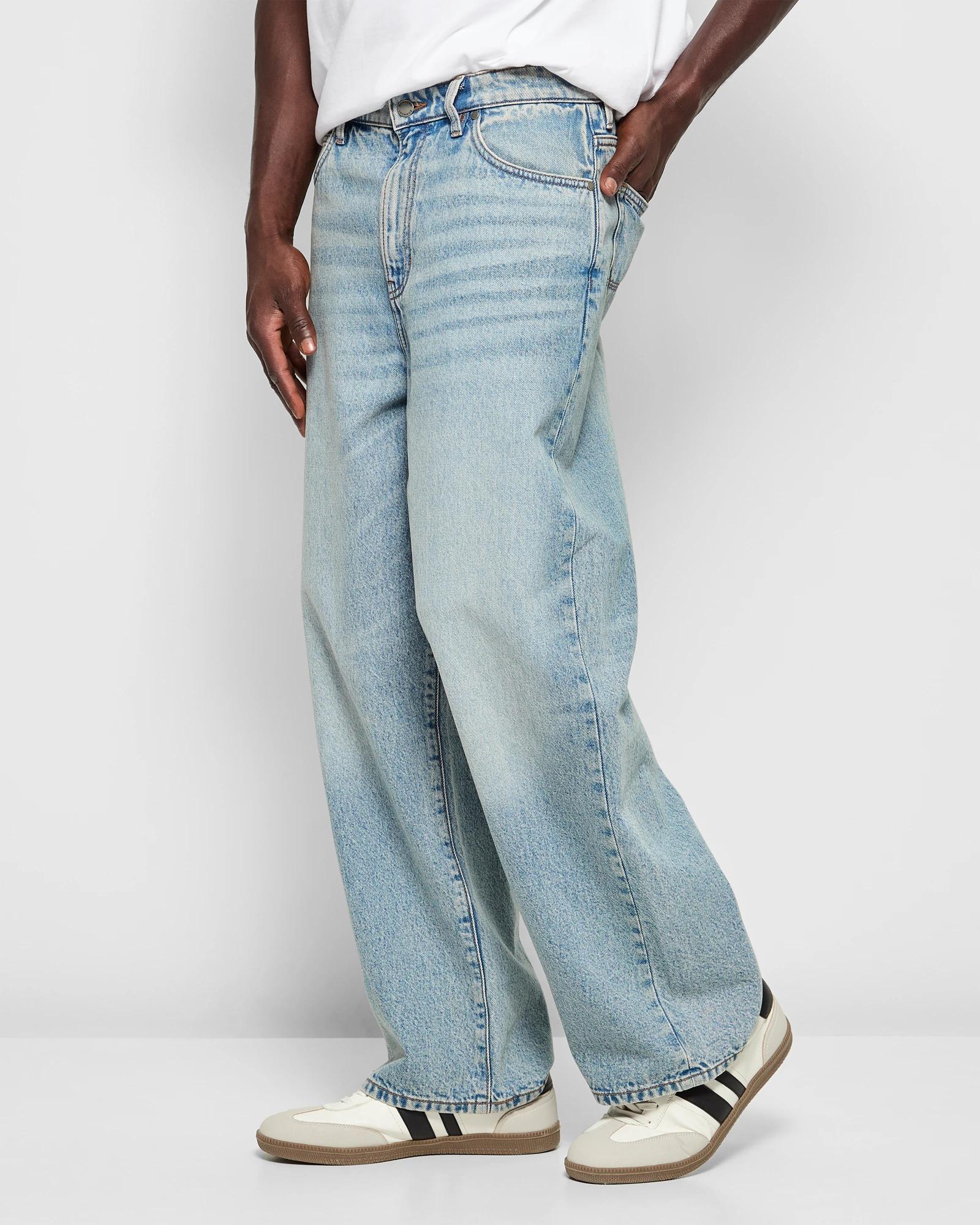 3 Super Loose Denim Jeans - Commons BLUE WASH, 3 of 6