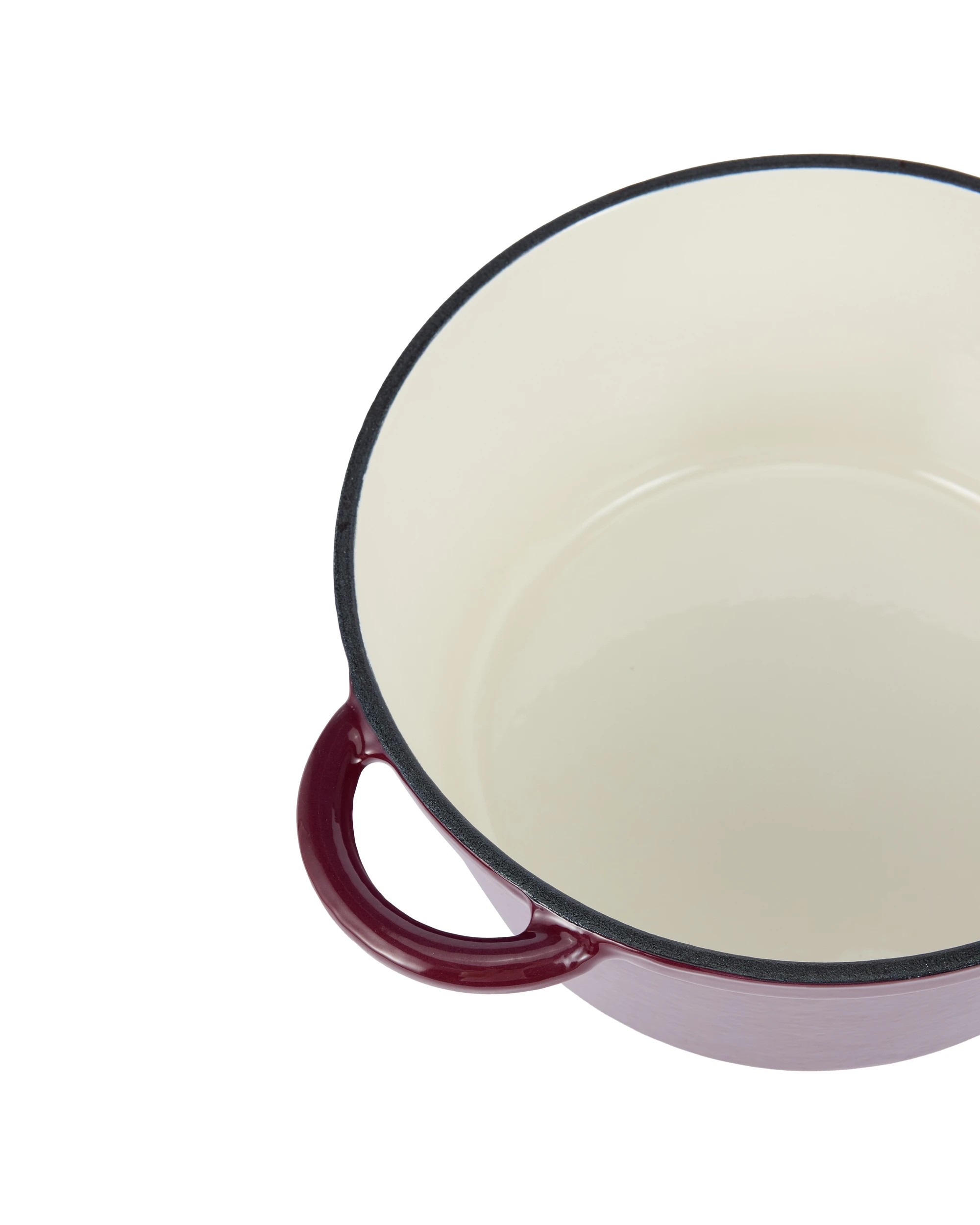 3 4L Bow Embossed Cast Iron Casserole - Red, 3 of 6