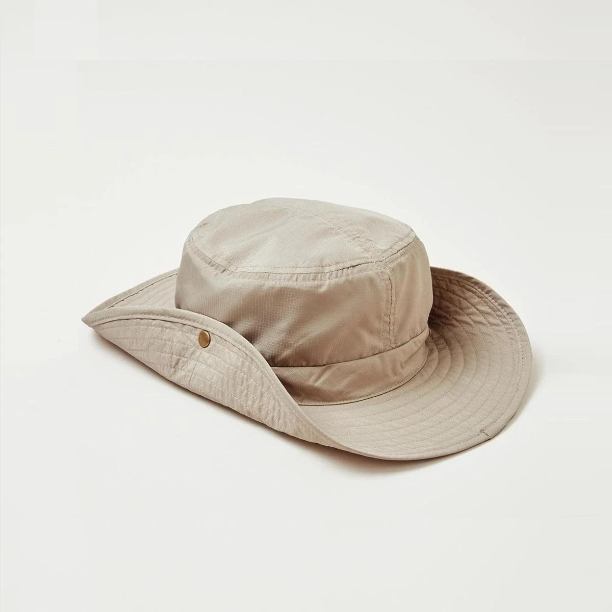 2 Wide Brim Fabric Hat Stone, 2 of 7