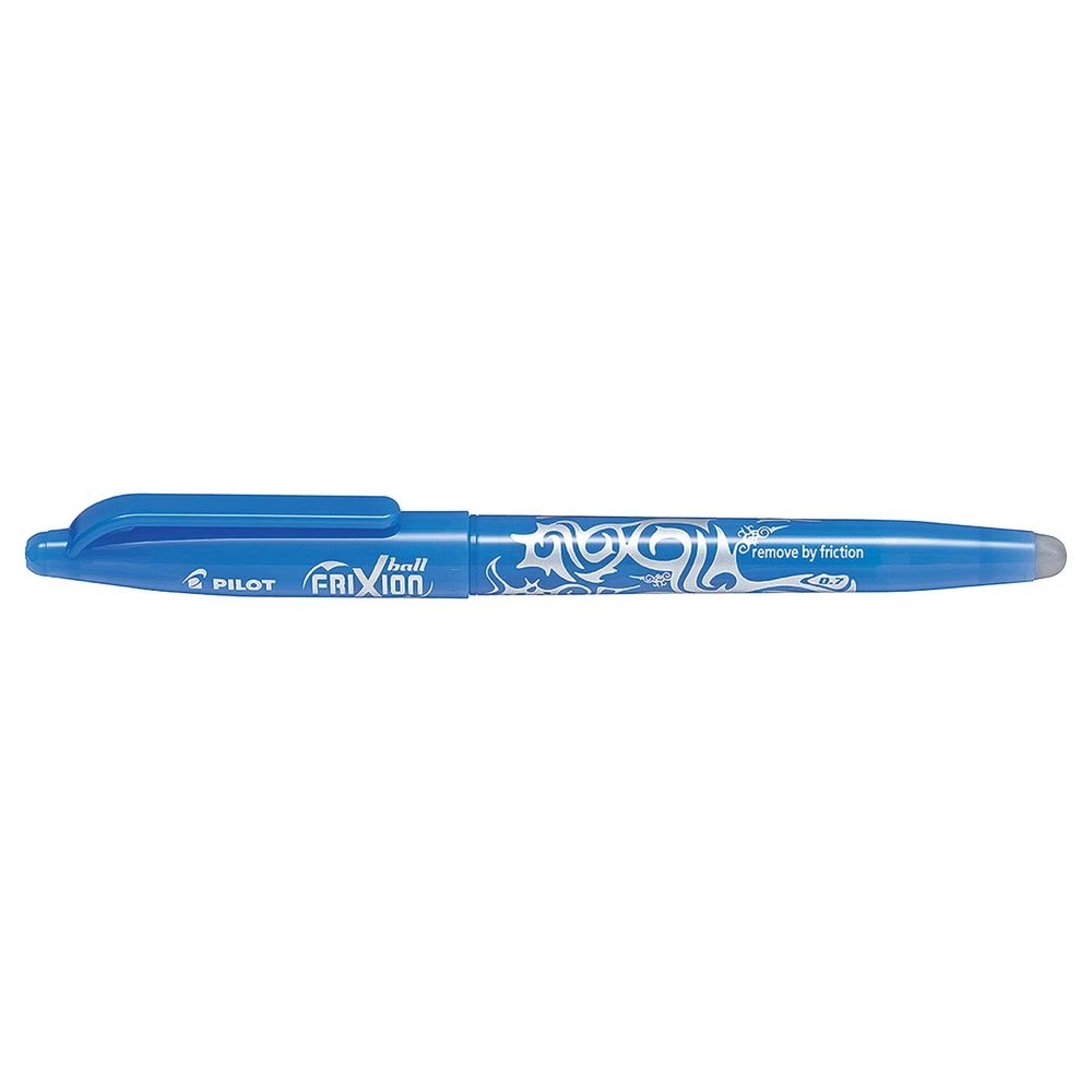 2 PILOT Frixion Erasable Ball Gel Pen 0.7mm Sky Blue, 2 of 2