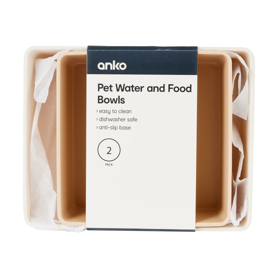 5 2 Pack Pet Water and Food Bowls, 5 of 5