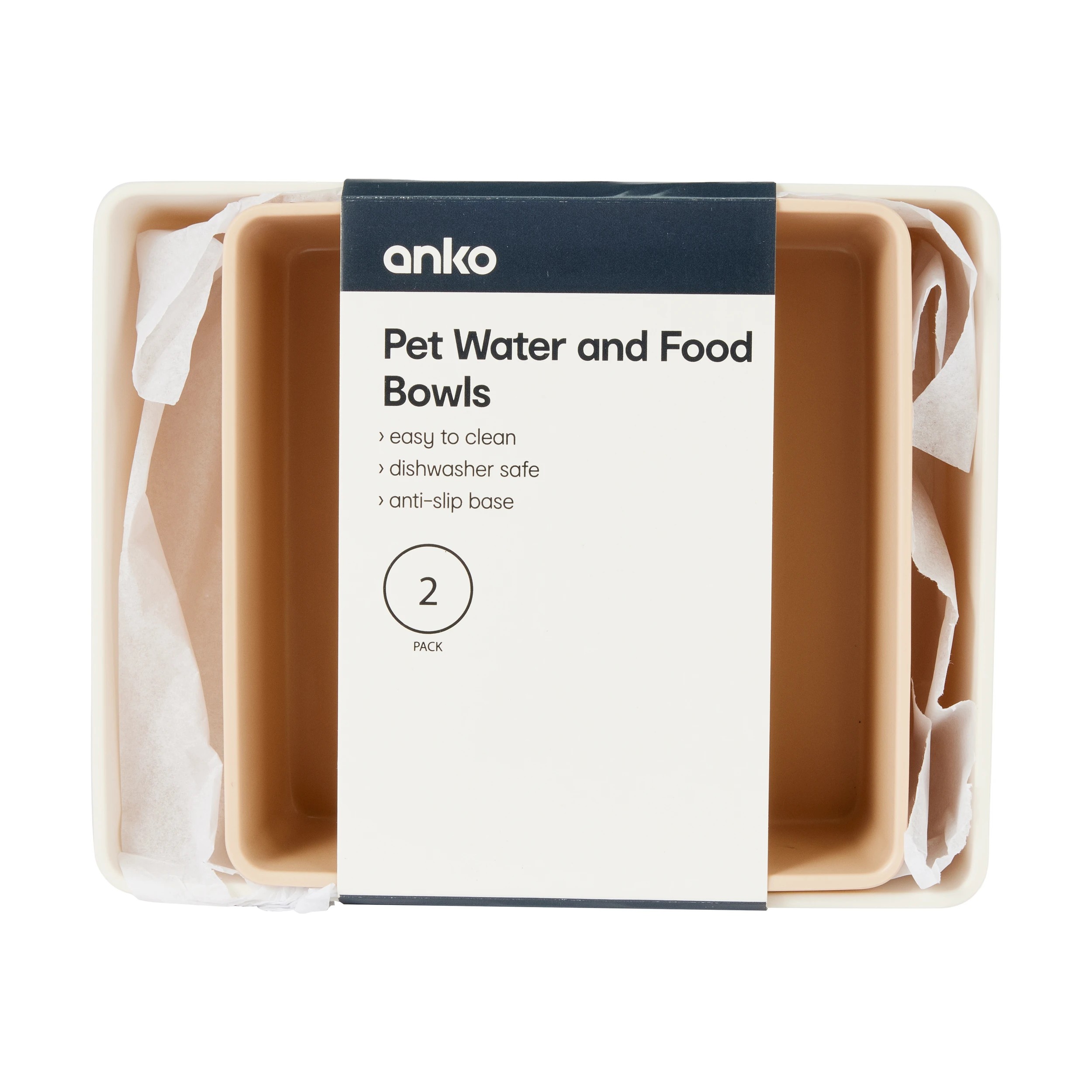 5 2 Pack Pet Water and Food Bowls, 5 of 5