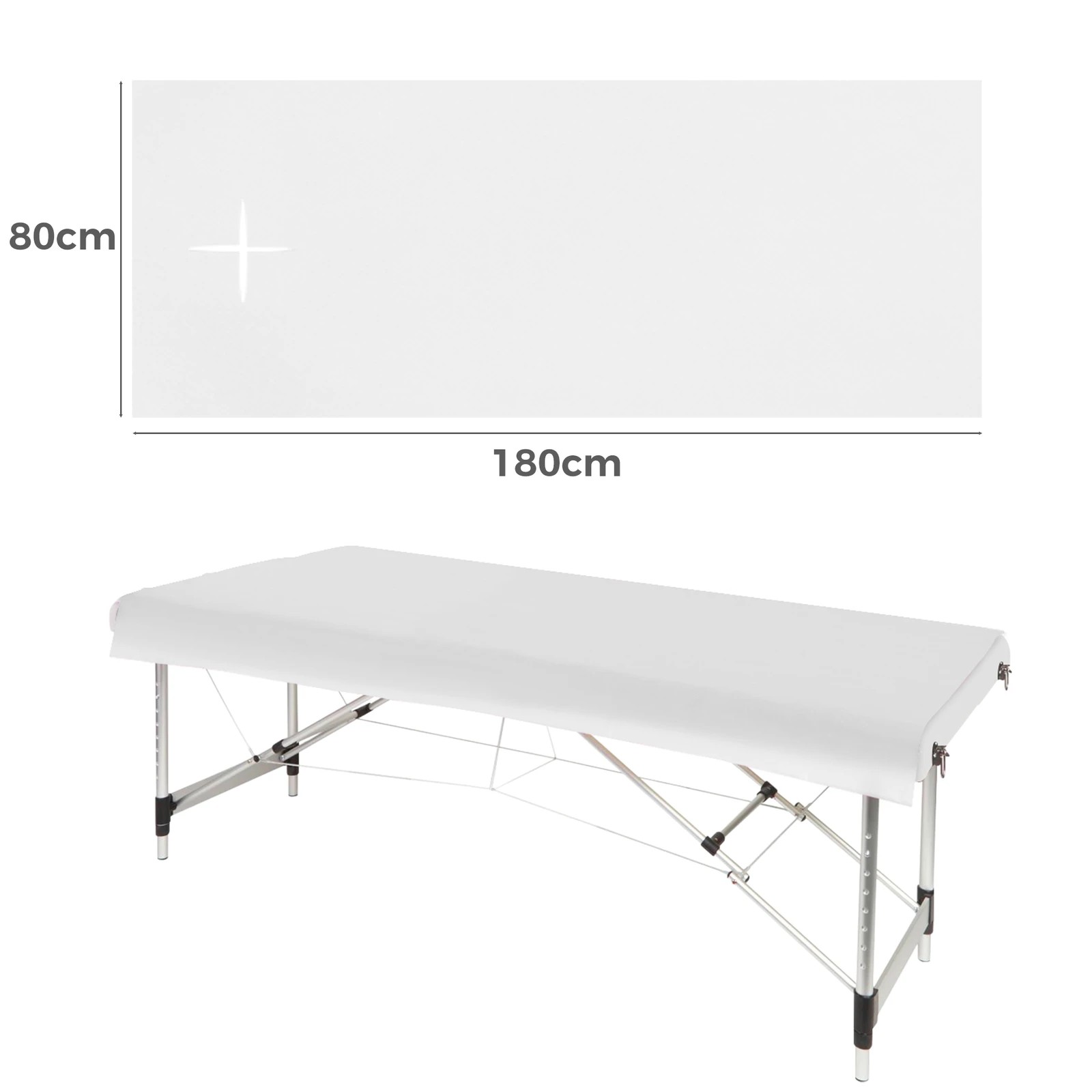 4 Alfordson 50X Disposable Bed Sheet Non-woven Massage Table White Cover SPA Salon, 4 of 4