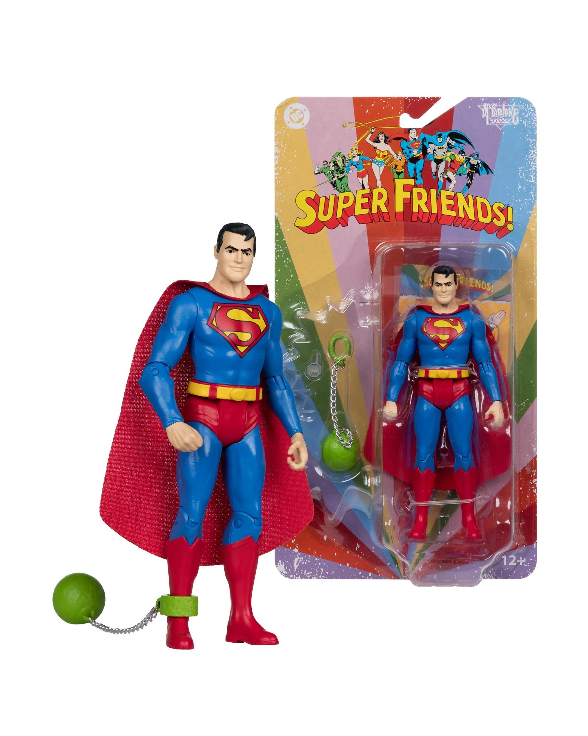 1 DC Comics Retro Super Friends Superman 6 inch Action Figure, 1 of 8