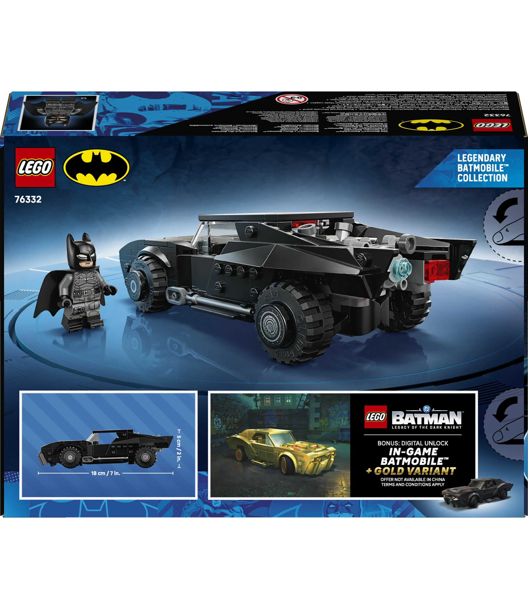 10 LEGO Super Heroes DC The Batman Batmobile 76332, 10 of 10