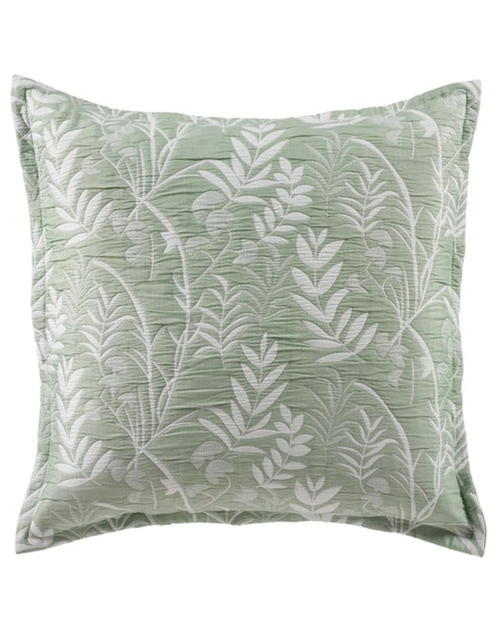 5 Bianca Bedding Eden Sage Polyester/Cotton Bedspread Set - Green, 5 of 5