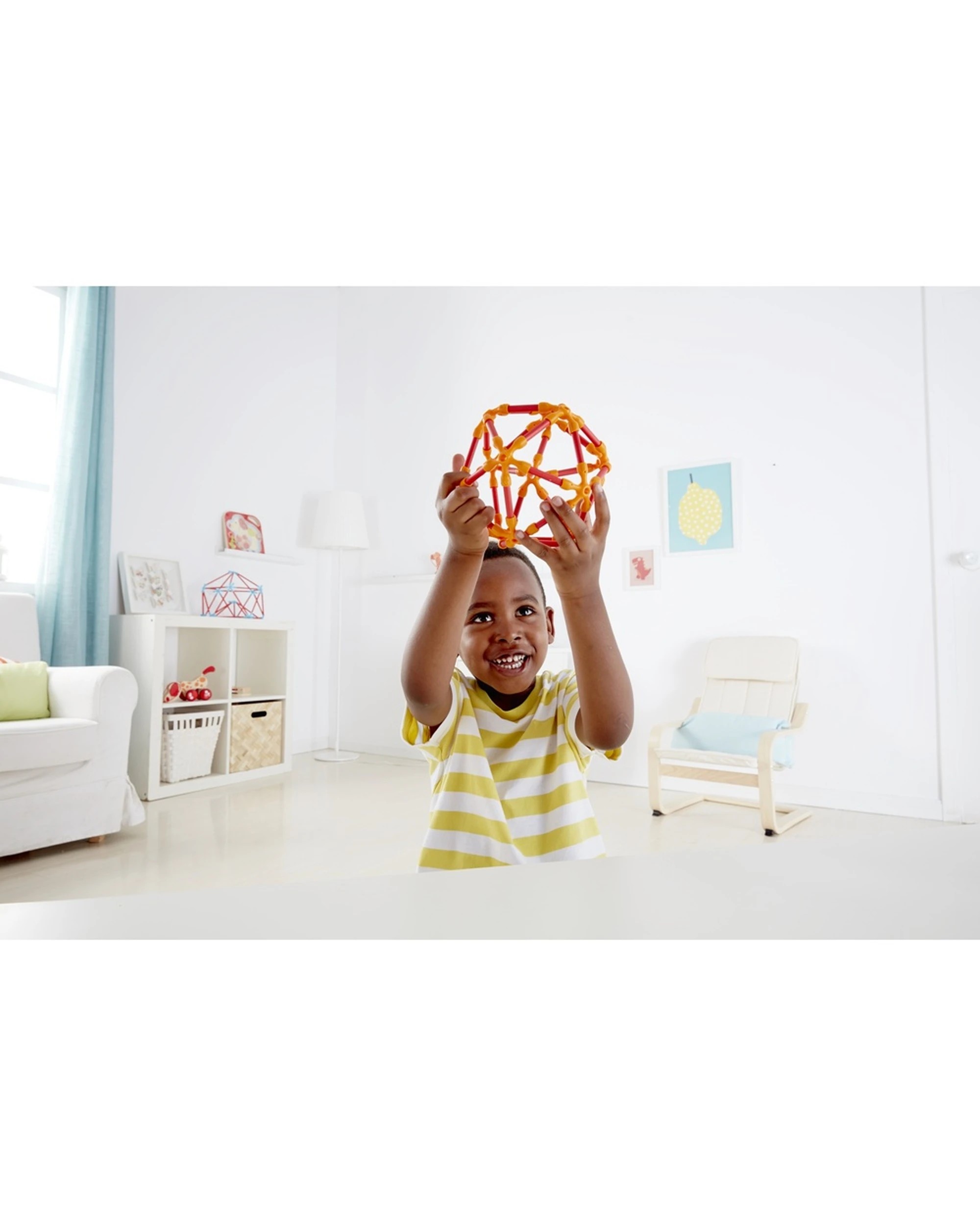 4 Hape Creative Construction Kit Flexistix Bamboo Starter Set - Natural, 4 of 5
