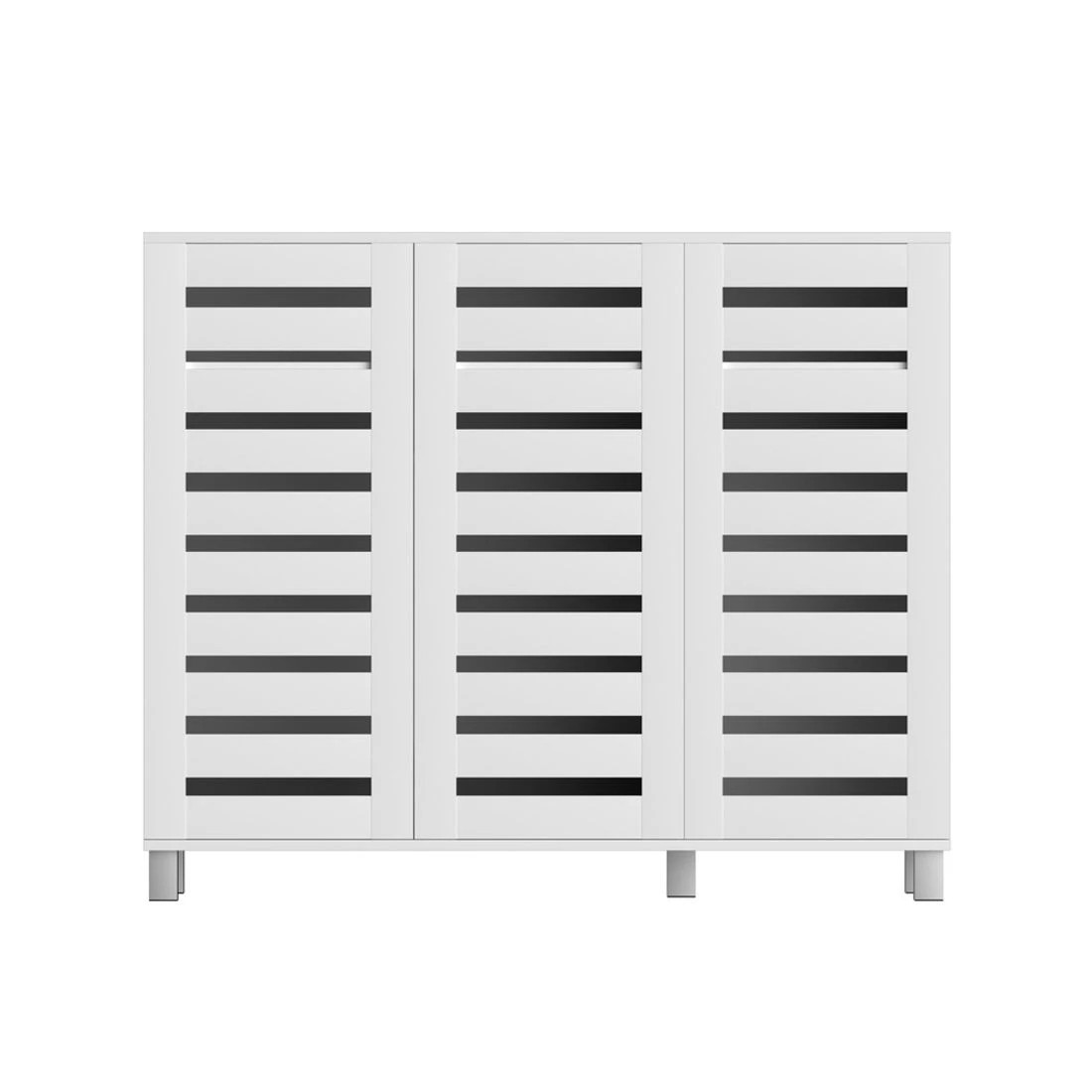 5 Artiss Shoe Rack Cabinet 30 Pairs Adjustable Shelf - White, 5 of 8