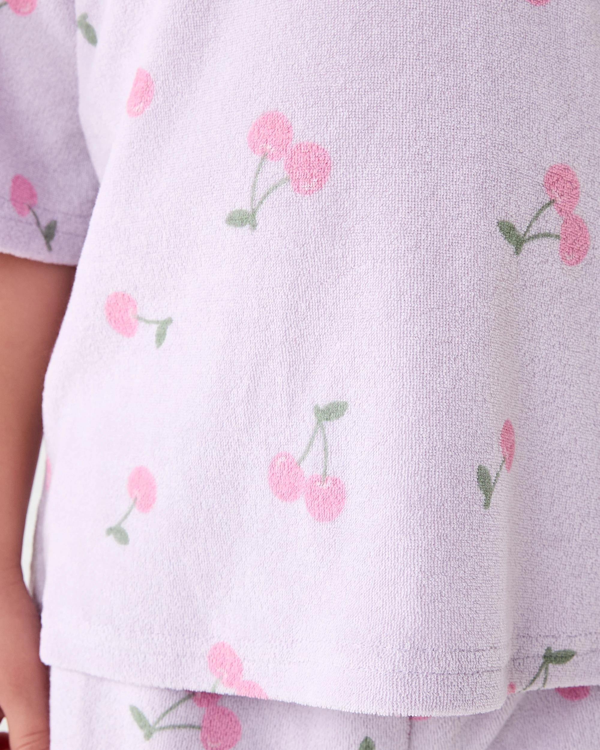 5 Oversized Terry T-shirt Pur Cherry, 5 of 7